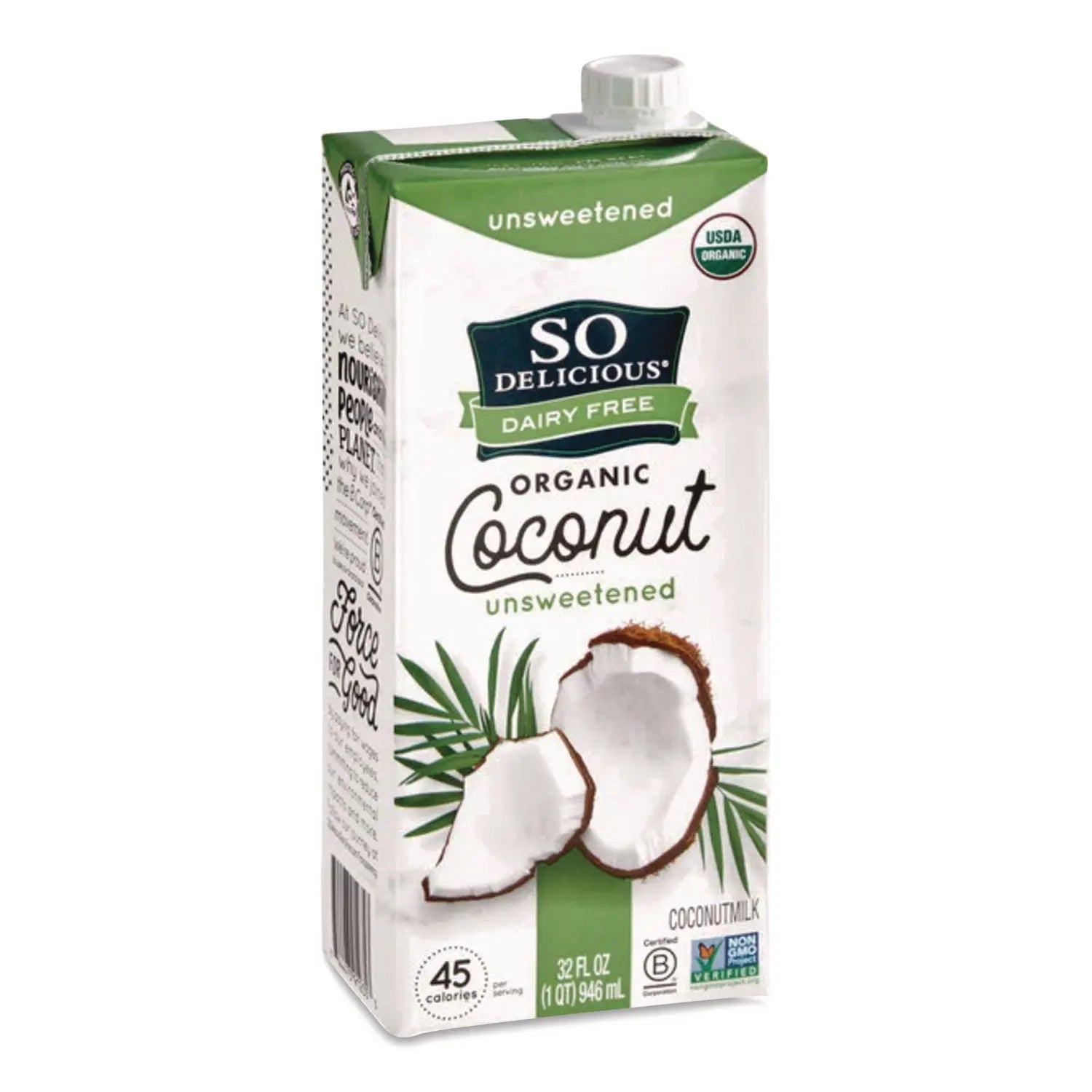 SO Delicious® Coconut Milk, Unsweetened, 32 oz Aseptic Box