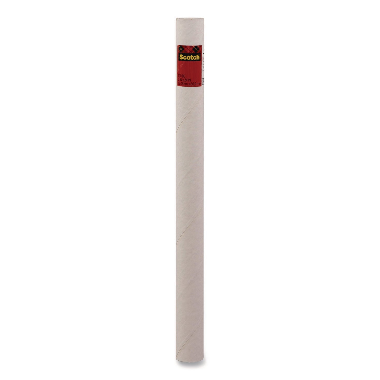 Scotch™ Mailing Tube, 24" Long, 2" Diameter, White, 12/Carton