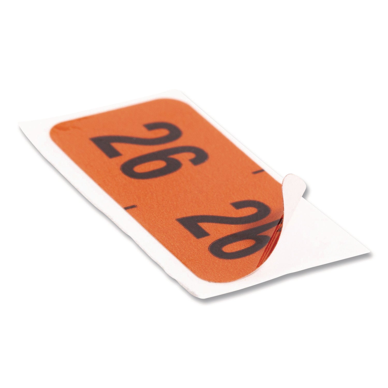 Smead Yearly End Tab File Folder Labels, 0.75 x 1.5, Orange, 500/Roll
