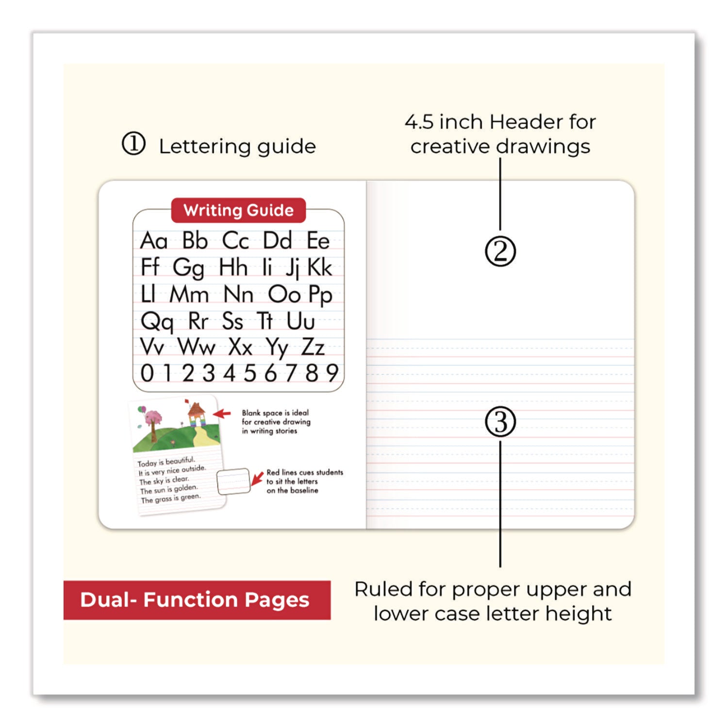 BAZIC® Products Composition Books, Quadrille Rule (5 sq/in), Green Marble Cover, (100) 9.75 x 7.5 Sheets