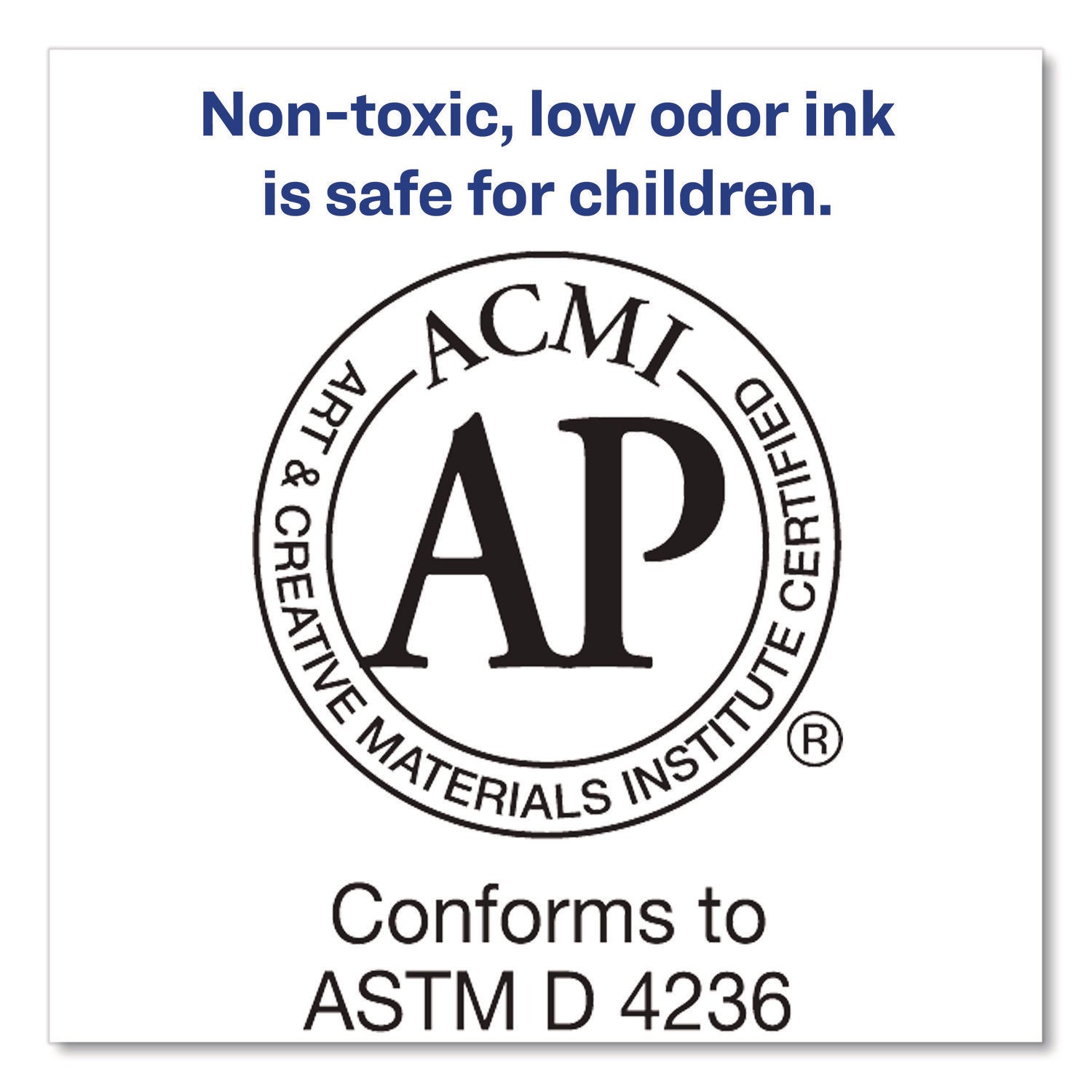 Avery® MARKS A LOT Desk-Style Dry Erase Markers, Broad Chisel Tip, Blue - Bloom Skins