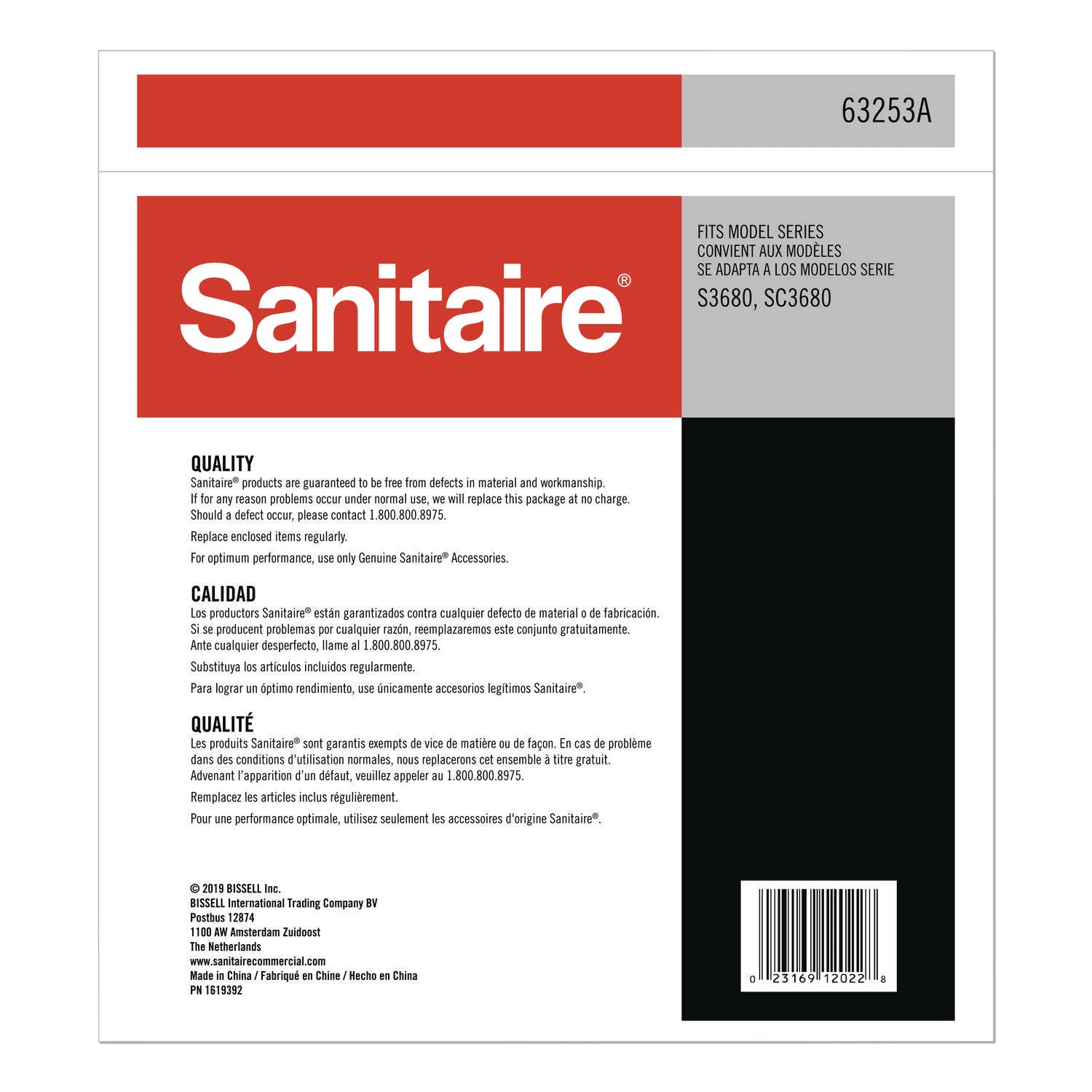 Sanitaire® MM Premium Paper Bag, 10/Carton
