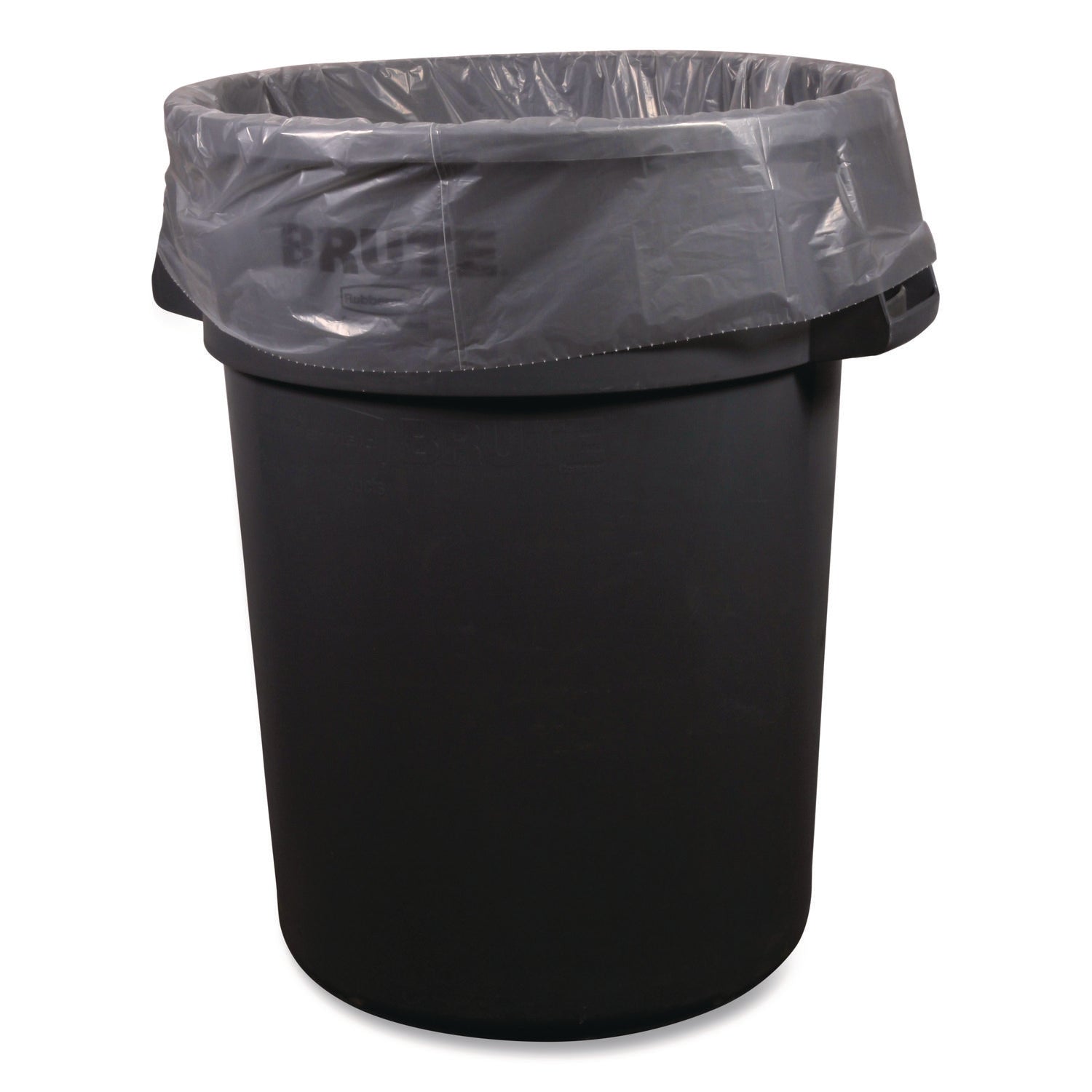 Boardwalk® Low-Density Waste Can Liners, 60 gal, 0.9 mil, 38 x 58, Clear, Perforated Roll, 100/Carton