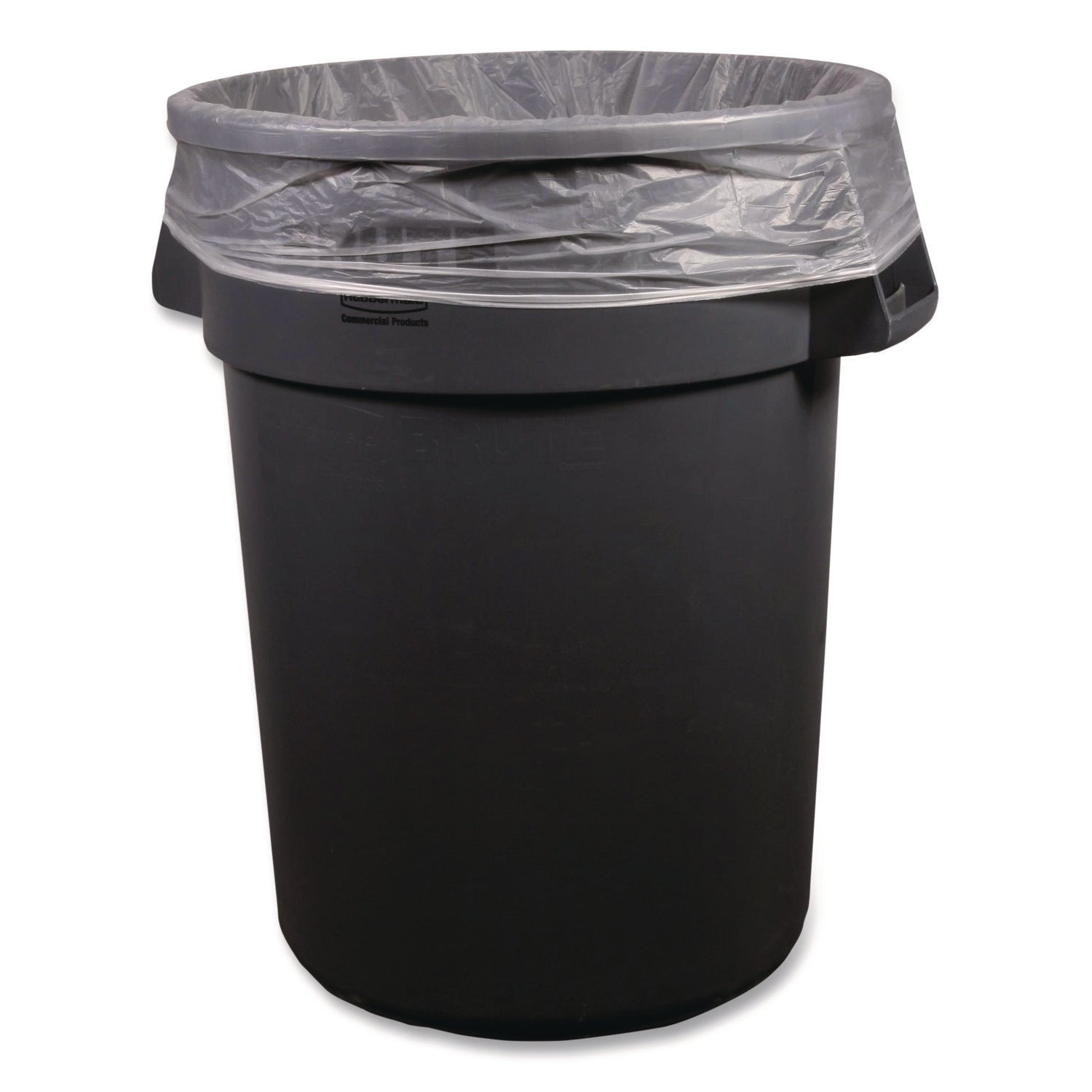 Boardwalk® High-Density Can Liners, 56 gal, 16 mic, 43 x 48, Natural, Perforated Roll, 200/Carton