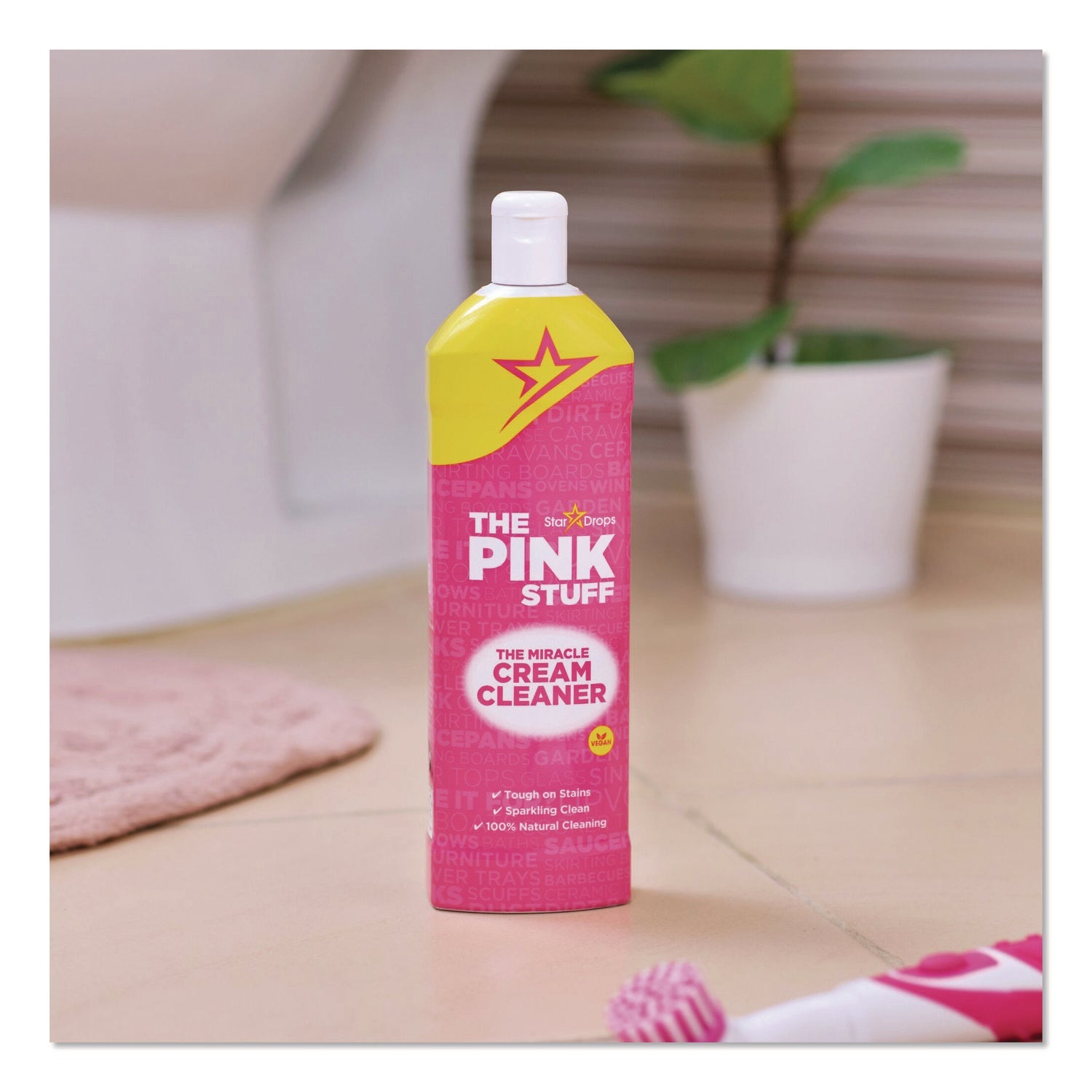 The Pink Stuff The Miracle Cream Cleaner, Fruity Scent, 16.9 oz Bottle