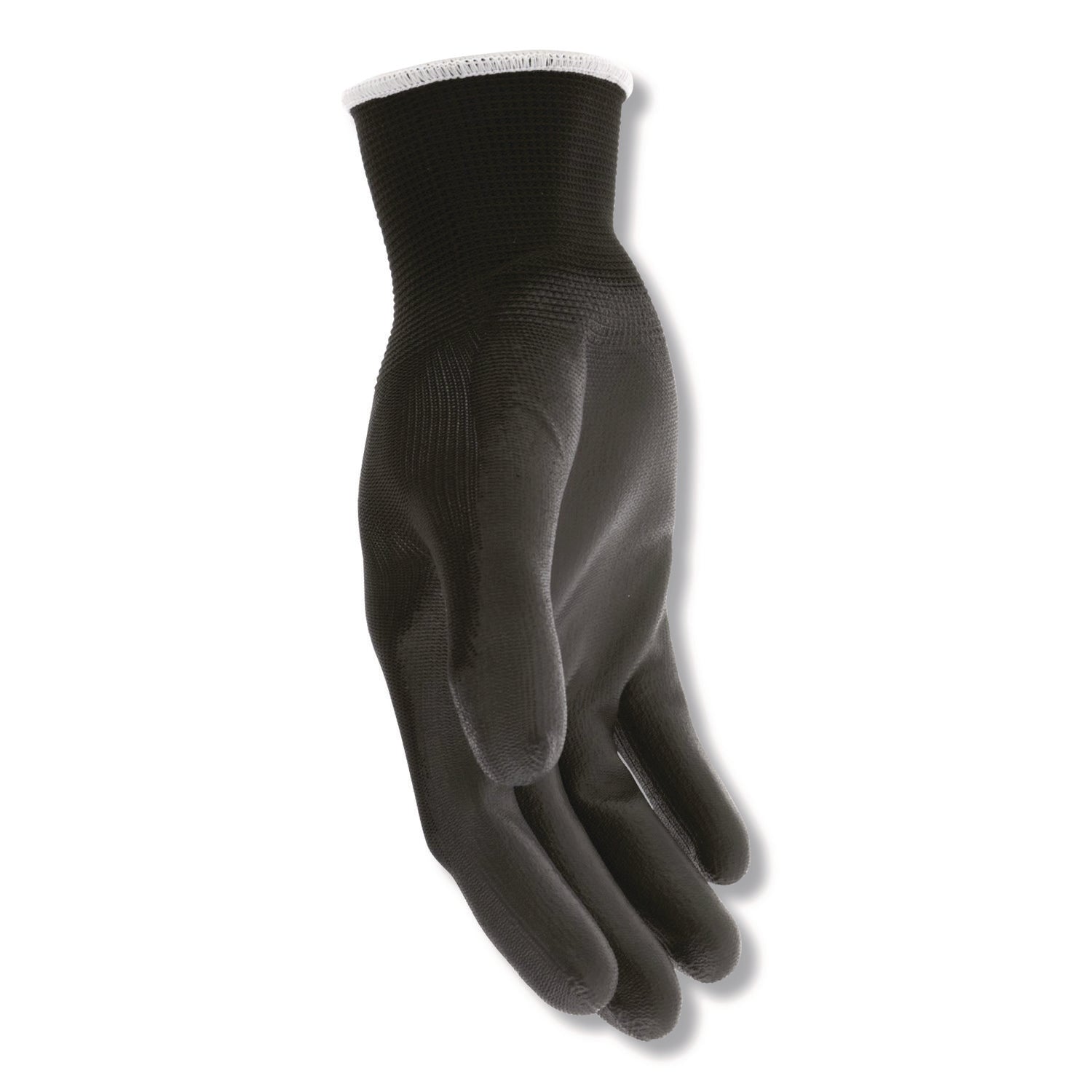 MCR™ Safety Work Gloves, Black, Medium, Dozen