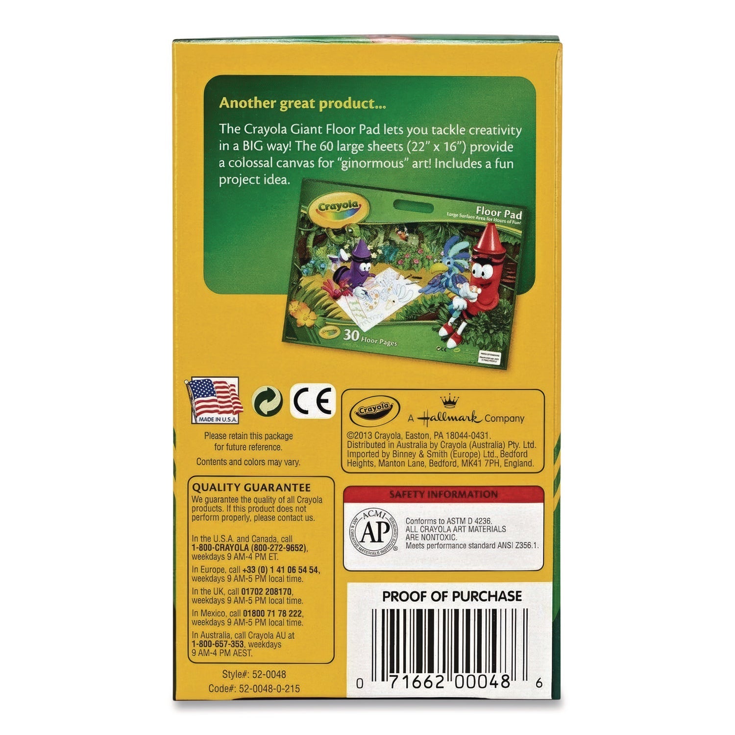 Crayola® Classic Color Crayons in Flip Top Box with Tiered Sleeves, 48 Colors/Box