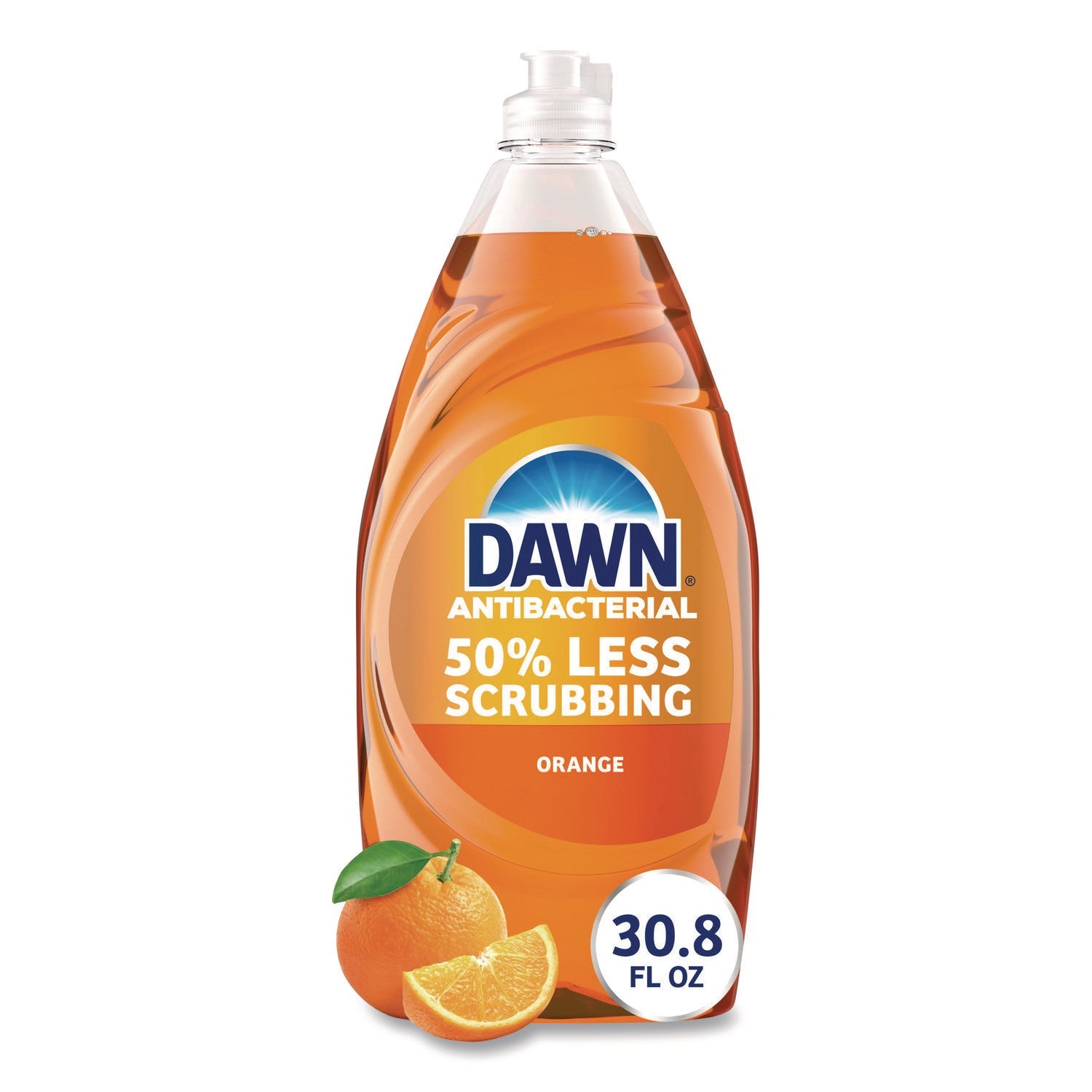 Dawn® Ultra Antibacterial Dishwashing Liquid, Orange Scent, 30.8 oz Bottle, 8/Carton