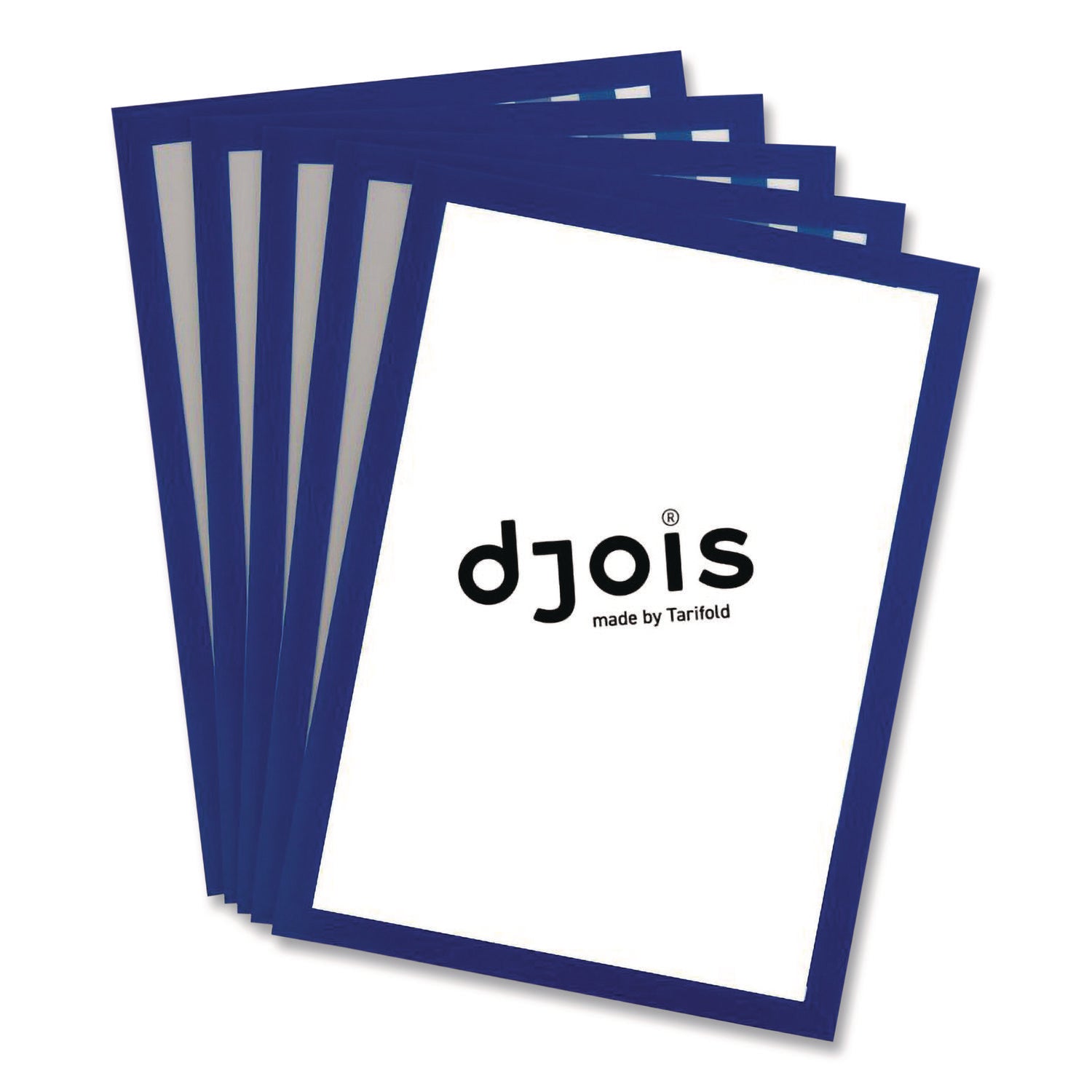 djois® by Tarifold SOLO Magnetic Frame, 8.5 x 11 Insert, Blue Frame, 5/Pack - Bloom Skins