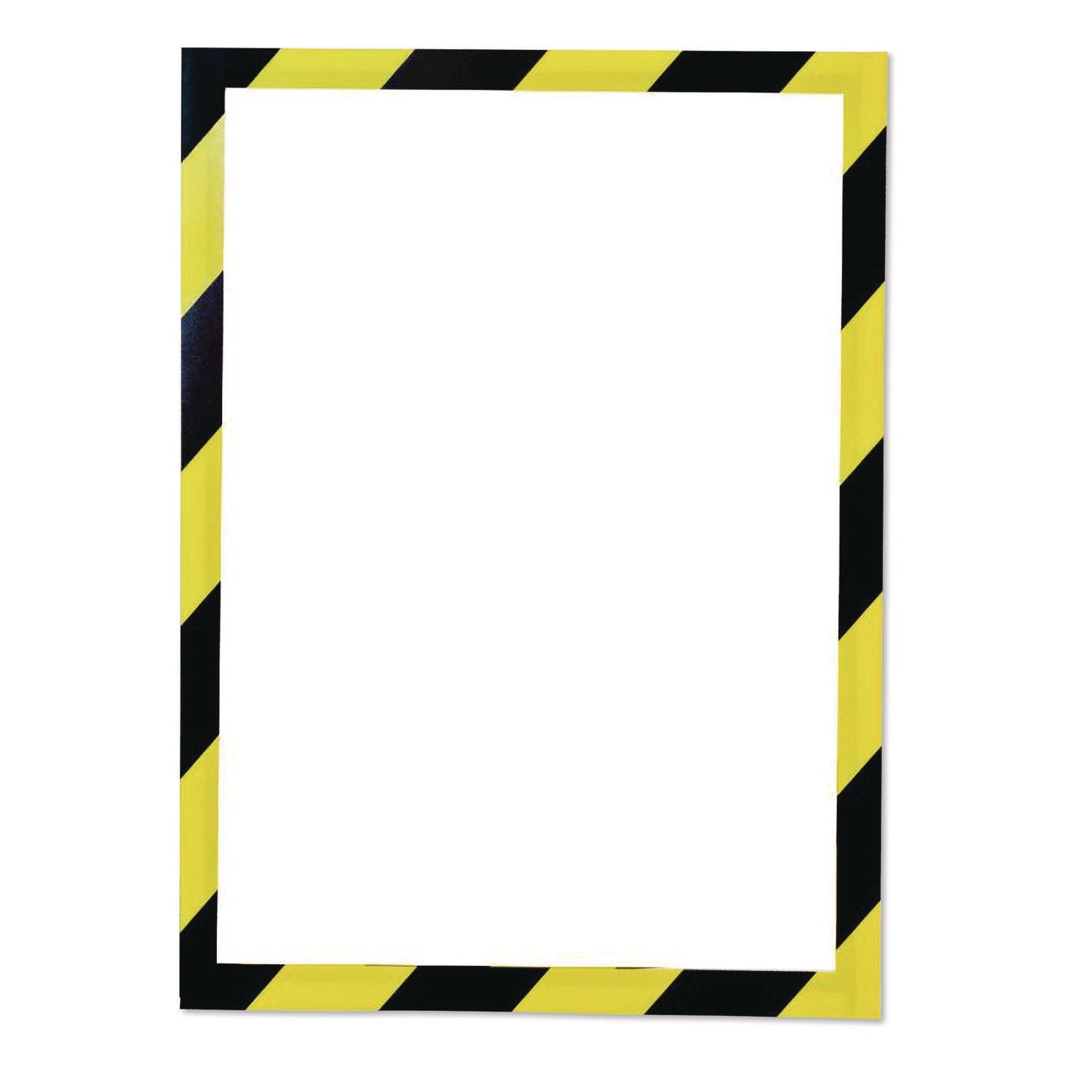 djois® by Tarifold SOLO Magnetic Frame, 8.5 x 11 Insert, Yellow/Black Frame, 5/Pack - Bloom Skins