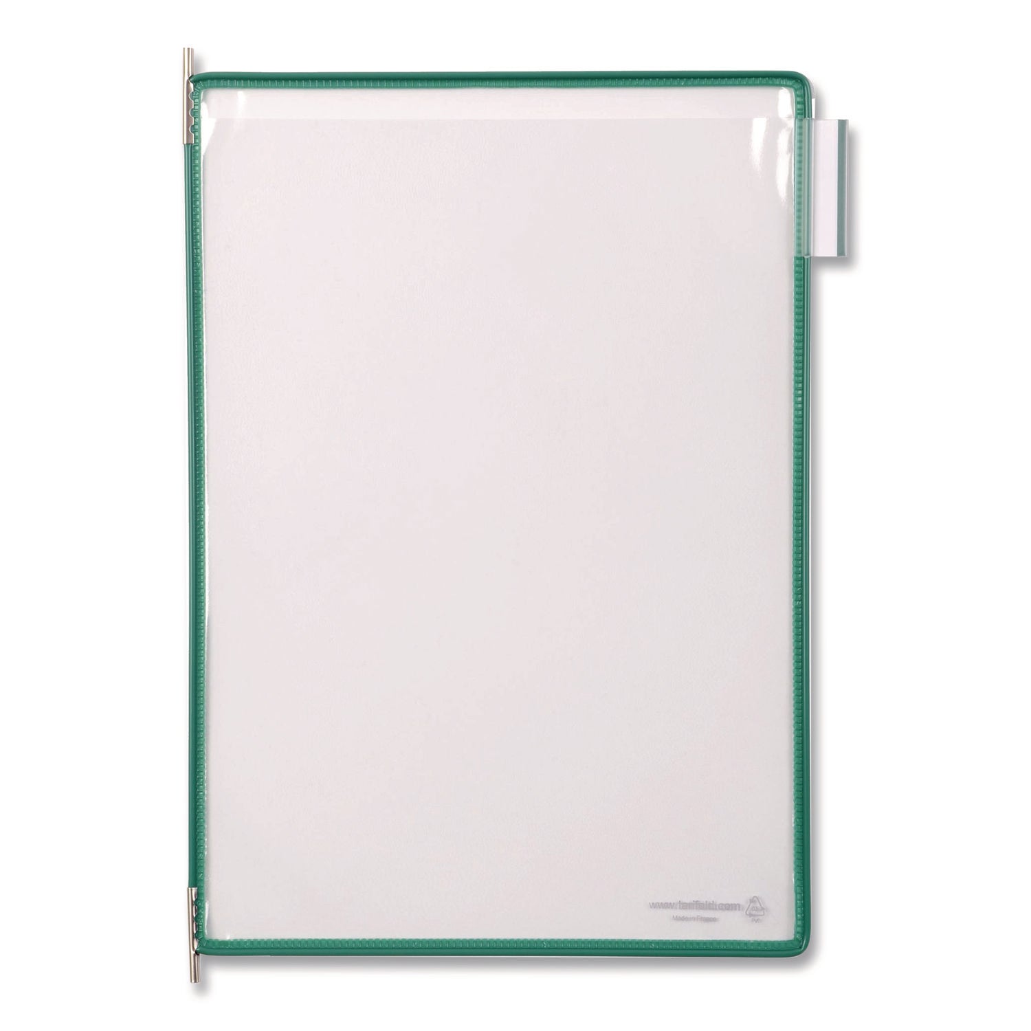 djois® by Tarifold Pivoting Pockets, 1 Section, Green, 10/Pack - Bloom Skins