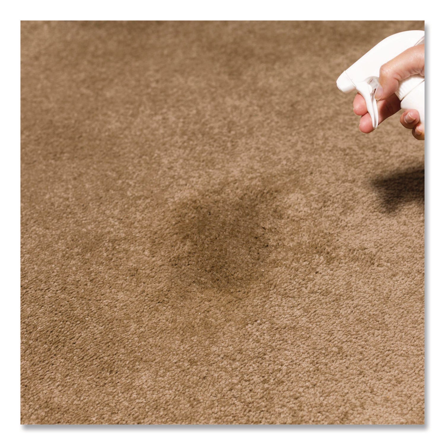 Rust-Oleum® Carpet Stain Remover Plus Deodorizer, Lemon Scent, 32 oz Spray Bottle, 6/Carton