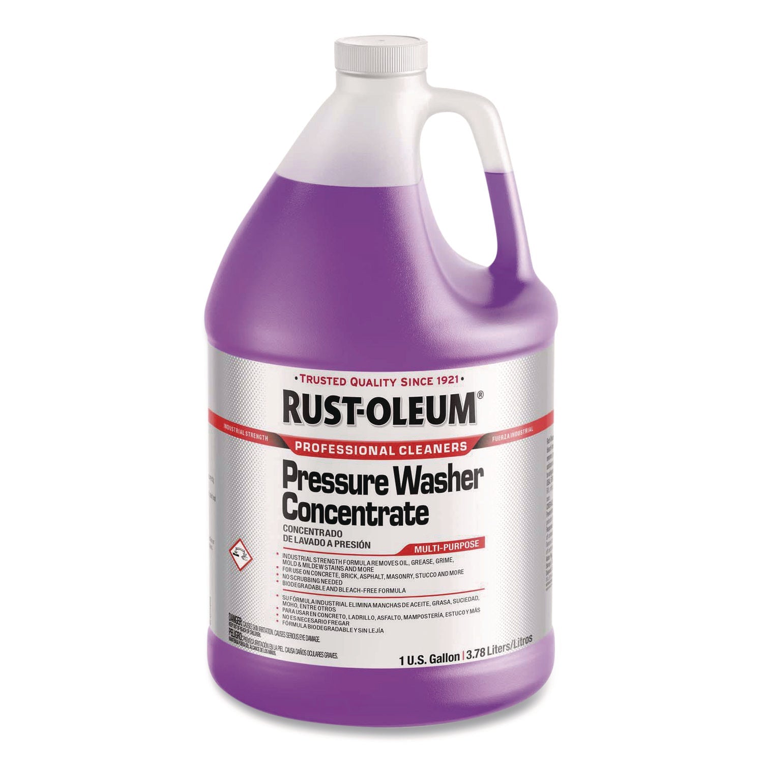 Rust-Oleum® Pro Multi-Purpose Pressure Washer Concentrate, 1 gal Jug, 4/Carton