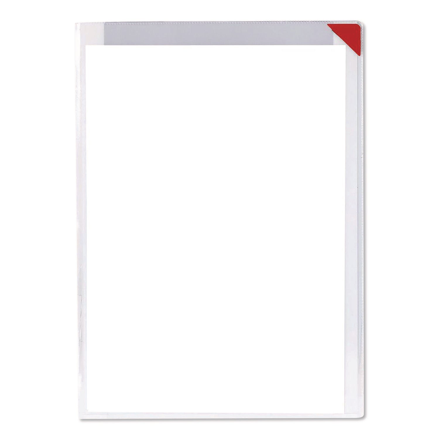 djois® by Tarifold Easy Clic Sub-Zero Signage Pocket, 8.5 x 11 Insert, Clear Frame, 10/Pack - Bloom Skins