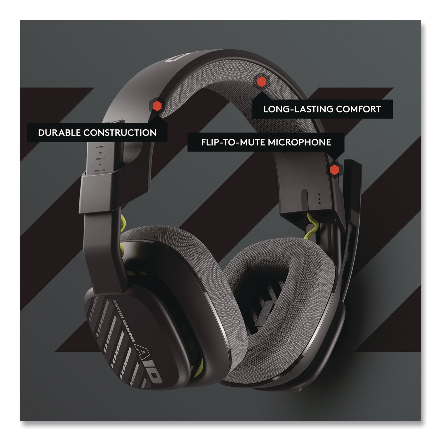Logitech® Astro 10 Gen 2 Over-the Ear Gaming Headset with Mic for XBOX, Black