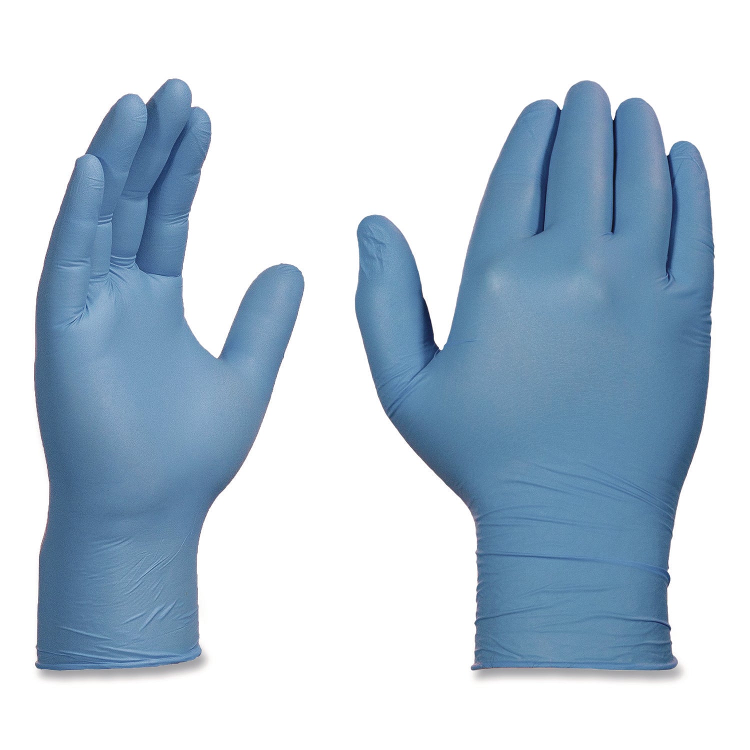 X3® by AMMEX® Industrial Nitrile Gloves, Small, Blue, 100/Box