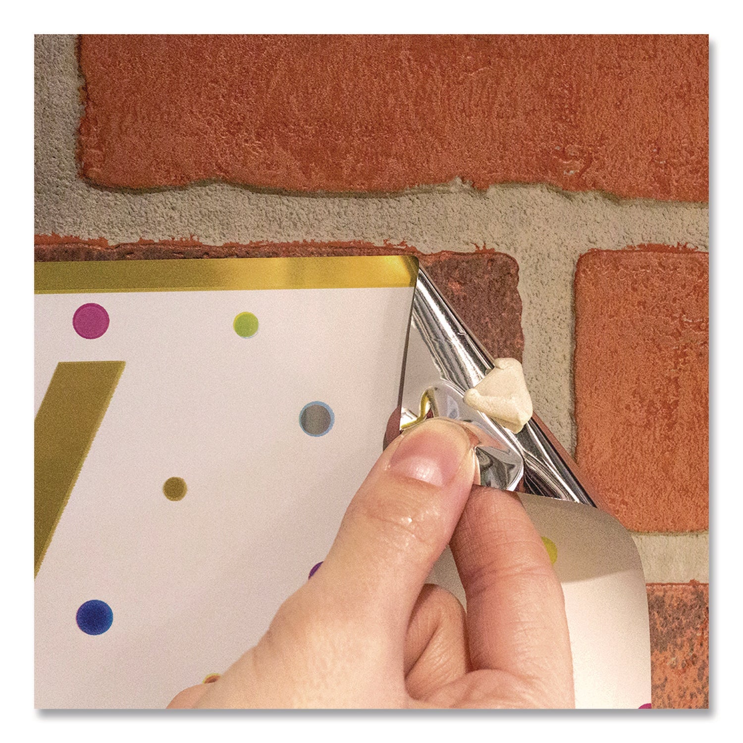 Gorilla® Removable Mounting Putty, Repositionable and Reusable, 2 oz, 84 Squares/Pack - Bloom Skins