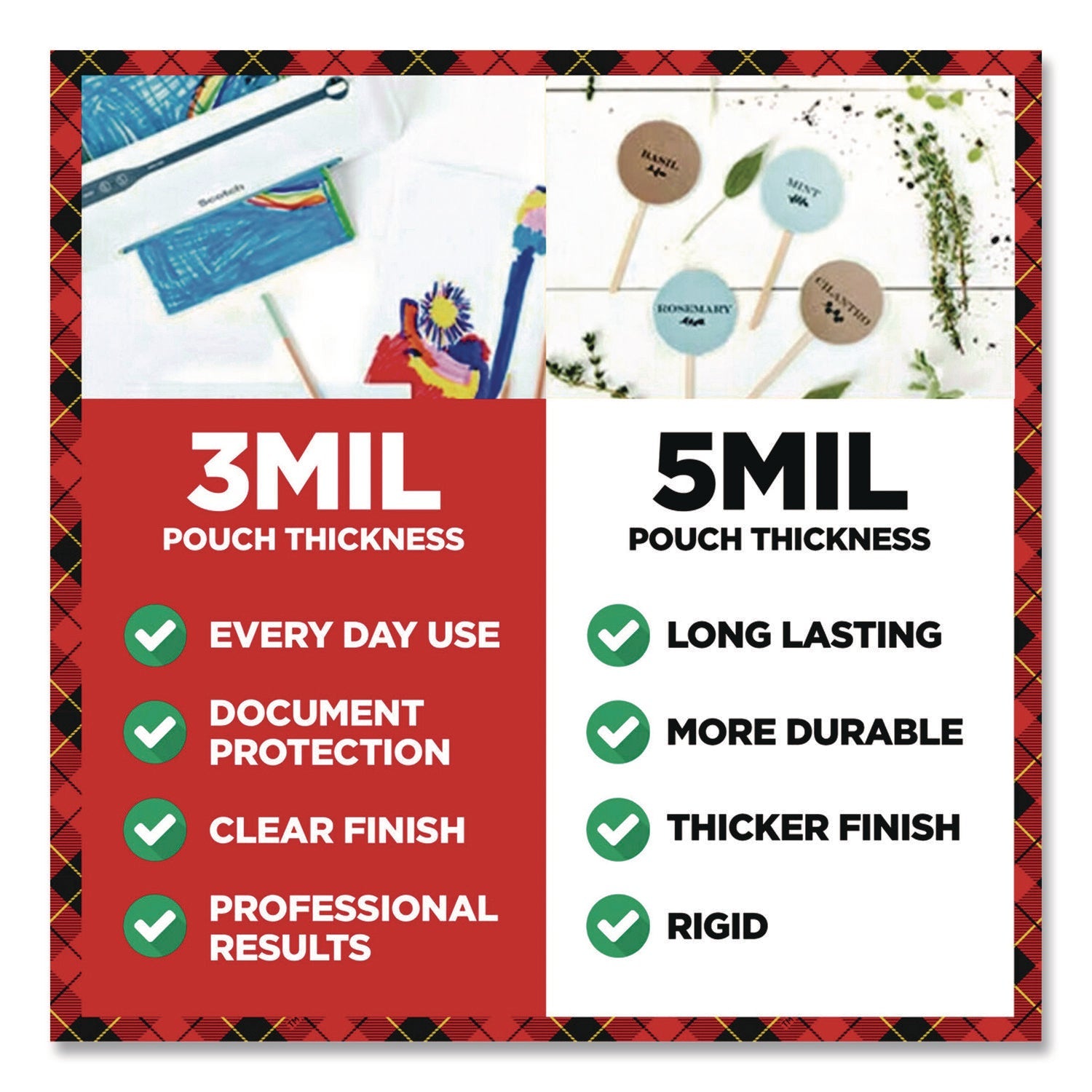 Scotch™ Laminating Pouches, 3 mil, 8.9" x 11.4", Clear, 150/Pack - Bloom Skins