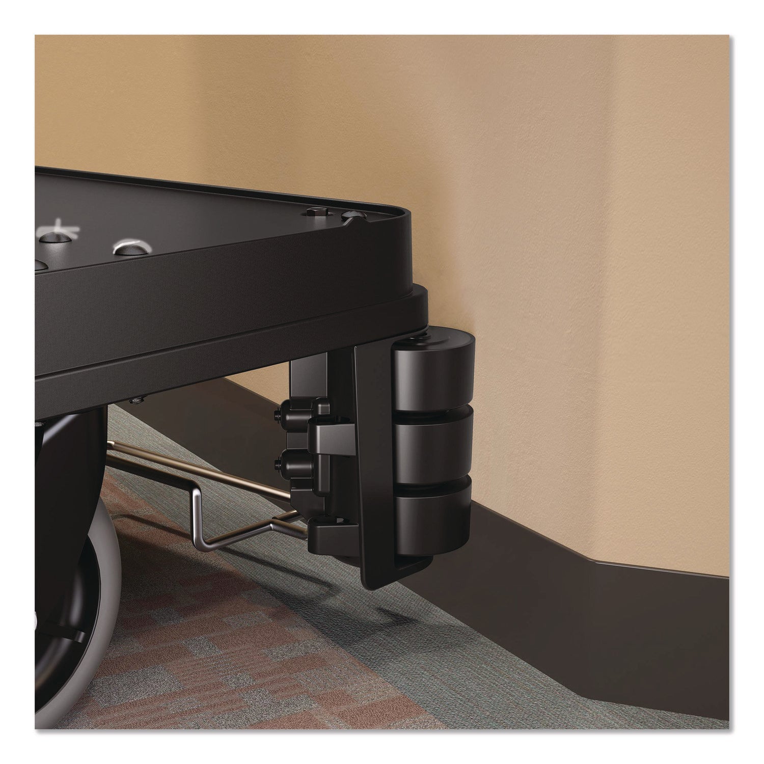 Suncast Commercial® Bumper Kit For Full Size Housekeeping Carts for HKC1000/HKC2000, Plastic, Black, 4 Bumpers - Bloom Skins