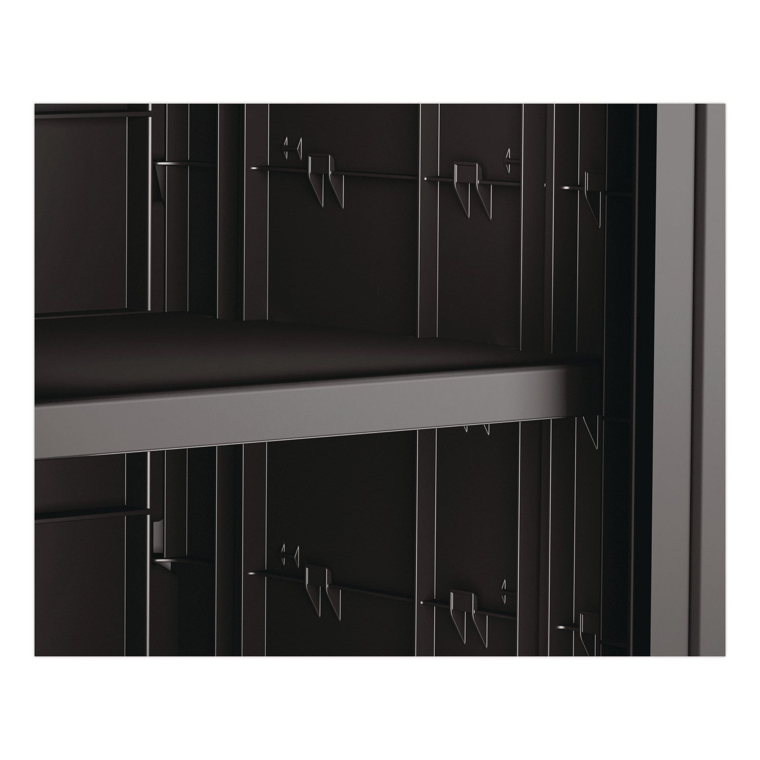 Suncast Commercial® Adjustable Shelf for Suncast Commercial Full-Size Housekeeping Carts HKC1000/HKC2000, Plastic, Black - Bloom Skins