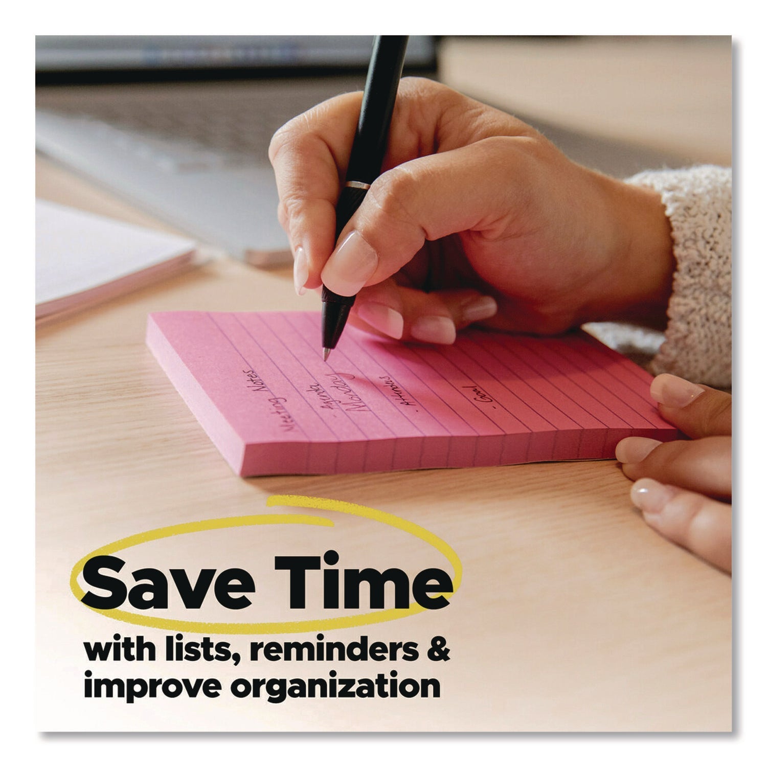 Post-it® Notes Original Pads in Poptimistic Collection Colors, 1.38" x 1.88", 100 Sheets/Pad, 18 Pads/Pack