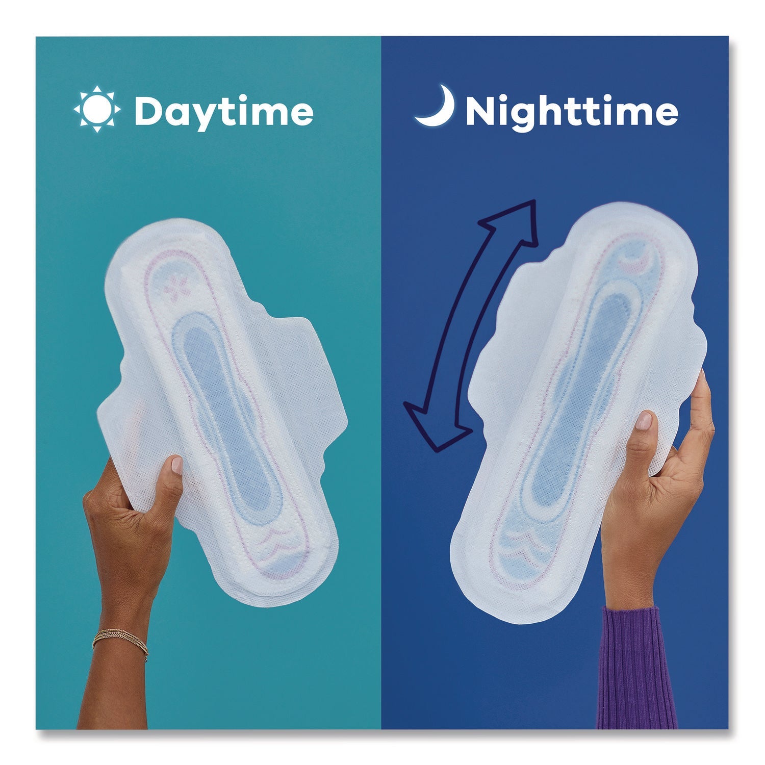 Always® Ultra Thin Pads with Wings, Size 1, Regular Absorbency, 22 Pads/Pack, 12 Packs/Carton