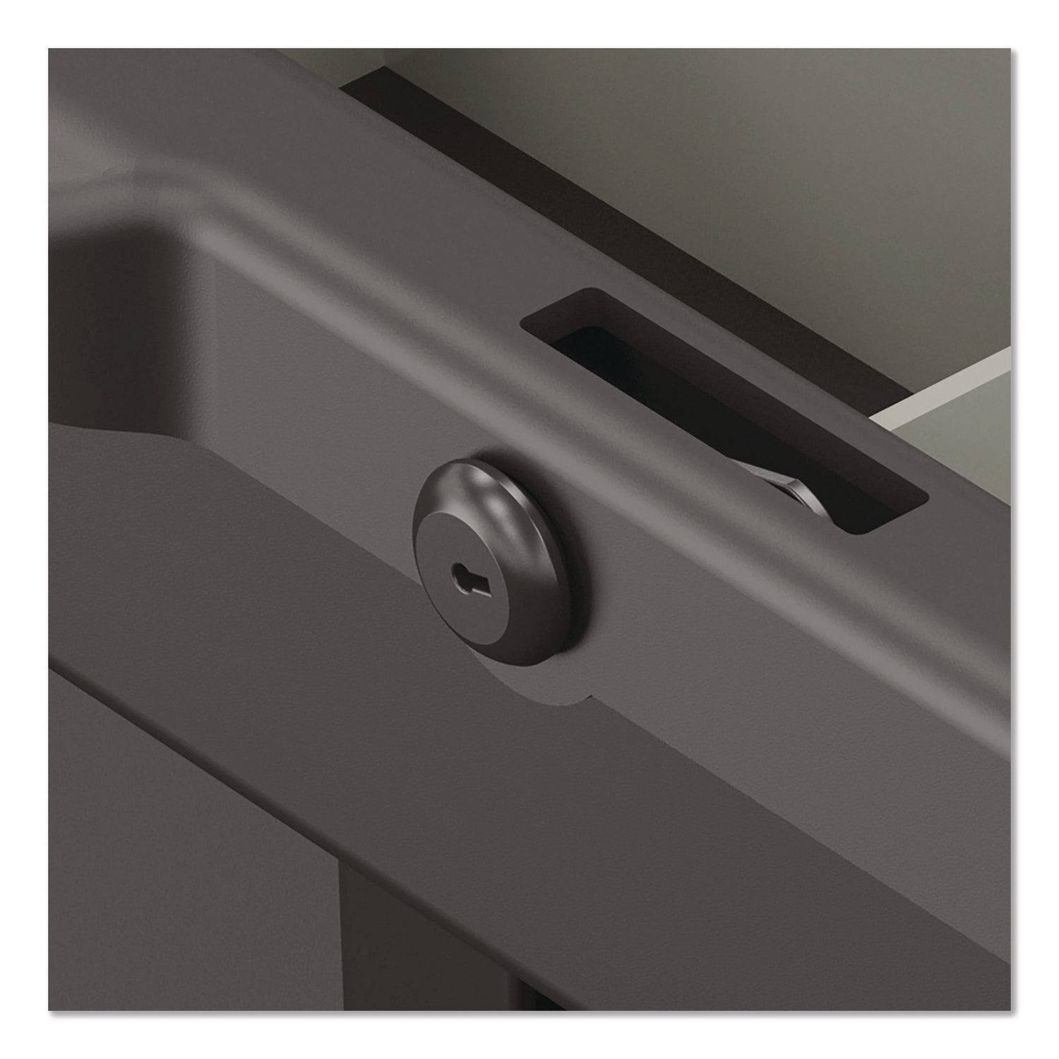 Suncast Commercial® Lockable Slide Drawer with Dividers for Suncast Commercial Full-Size Housekeeping Carts HKC1000/HKC2000, Plastic, Black - Bloom Skins