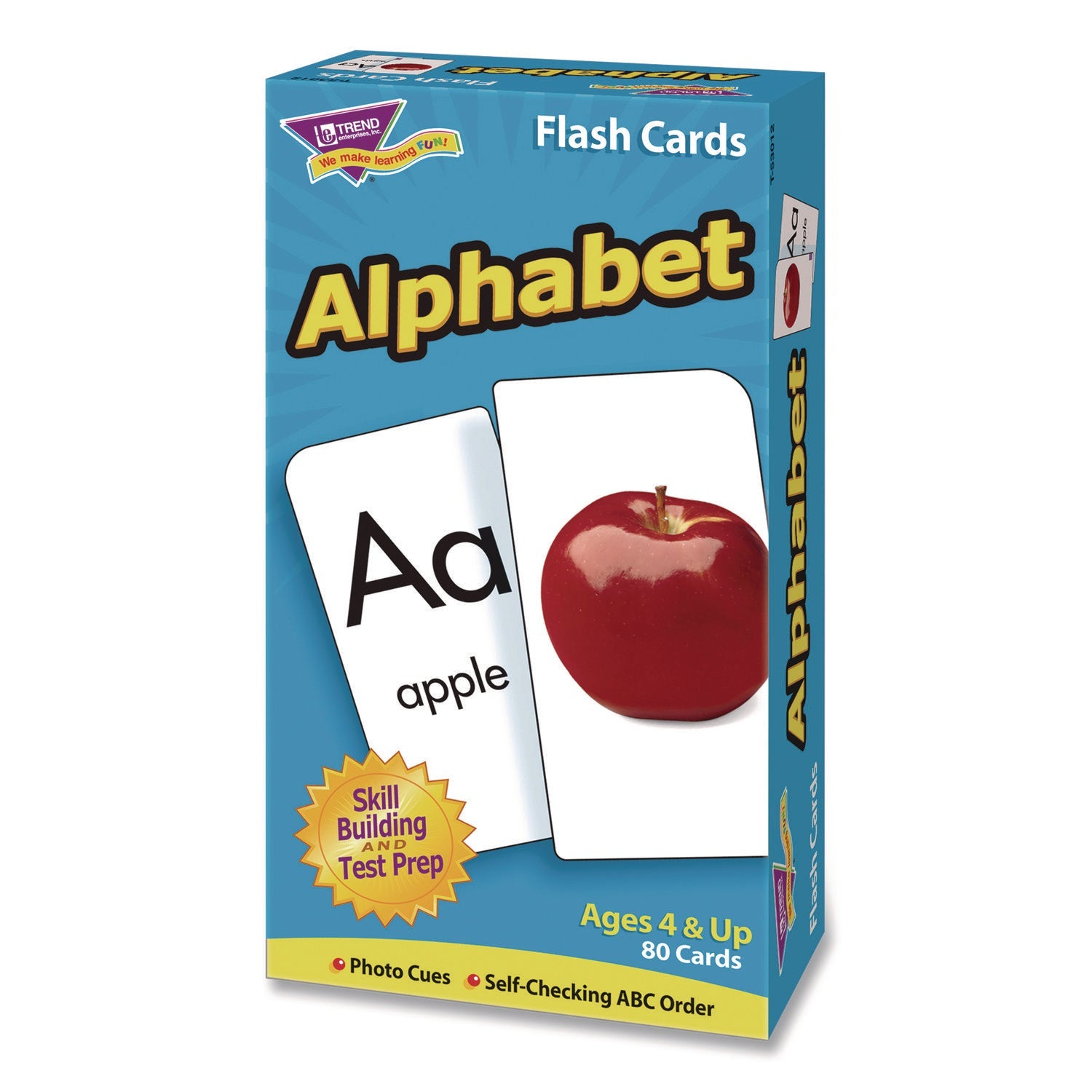 TREND® ESL and ELL Resources Alphabet Flash Cards, 3" x 3", Multicolor, 80 Cards/Set - Bloom Skins