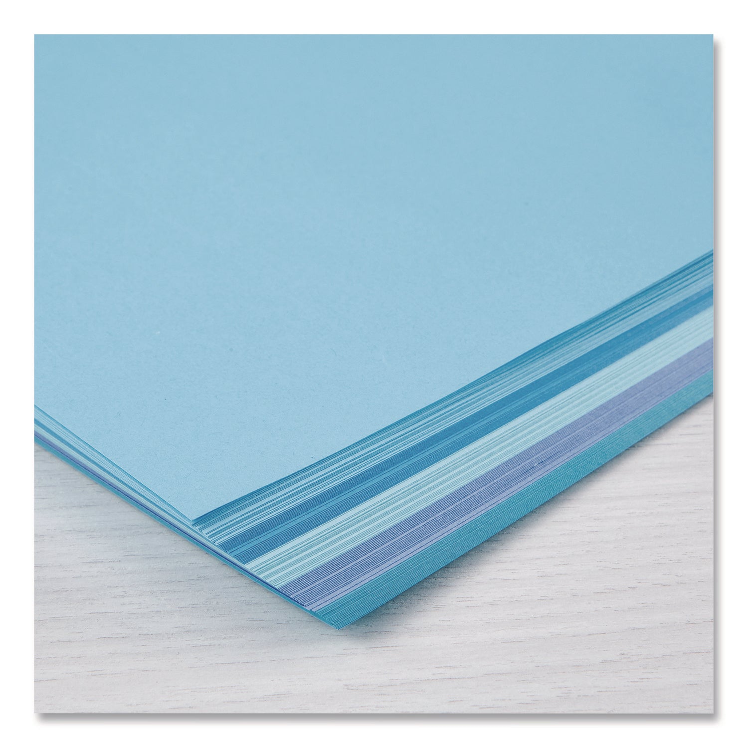 Astrobrights® Color Paper - "Galactic Blues" Assortment, 24 lb Bond Weight, 8.5 x 11, Assorted Blue Colors, 100/Pack - Bloom Skins