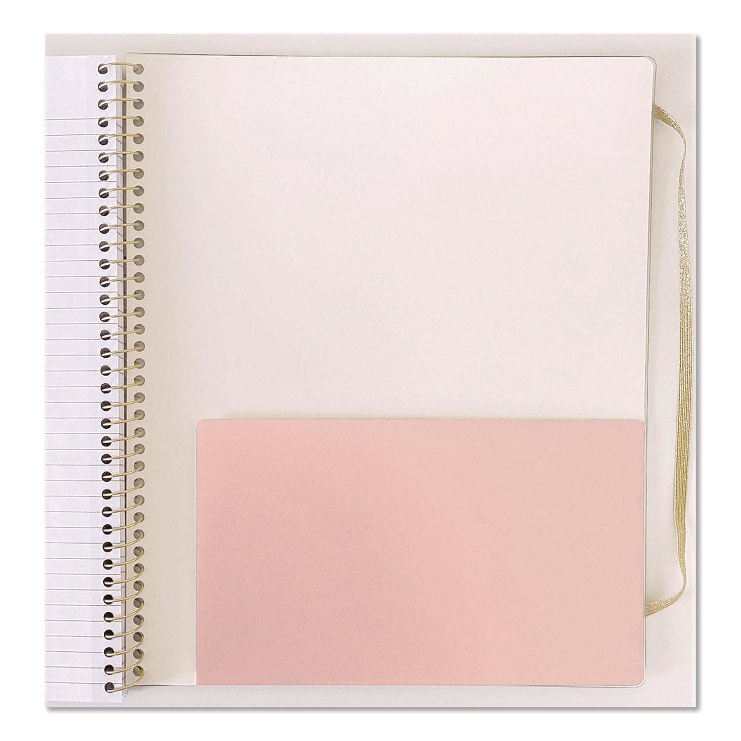 Carolina Pad® Keep It In Line Notebook Organizer, Medium/College Rule, Randomly Assorted Cover Colors and Designs, (100) 11.5 x 9 Sheets - Bloom Skins
