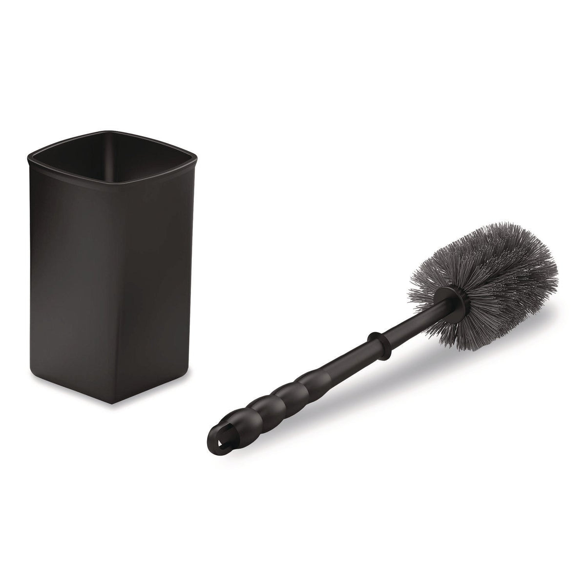 Suncast Commercial® Toilet Brush Caddy Kit, 8" Handle, Black - Bloom Skins