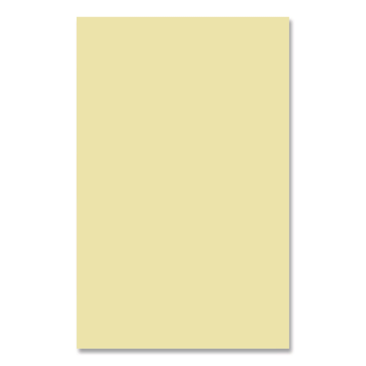 Lettermark™ Colors 30% Recycled Colored Paper, 20 lb Bond Weight, 8.5 x 14, Canary, 500/Ream - Bloom Skins