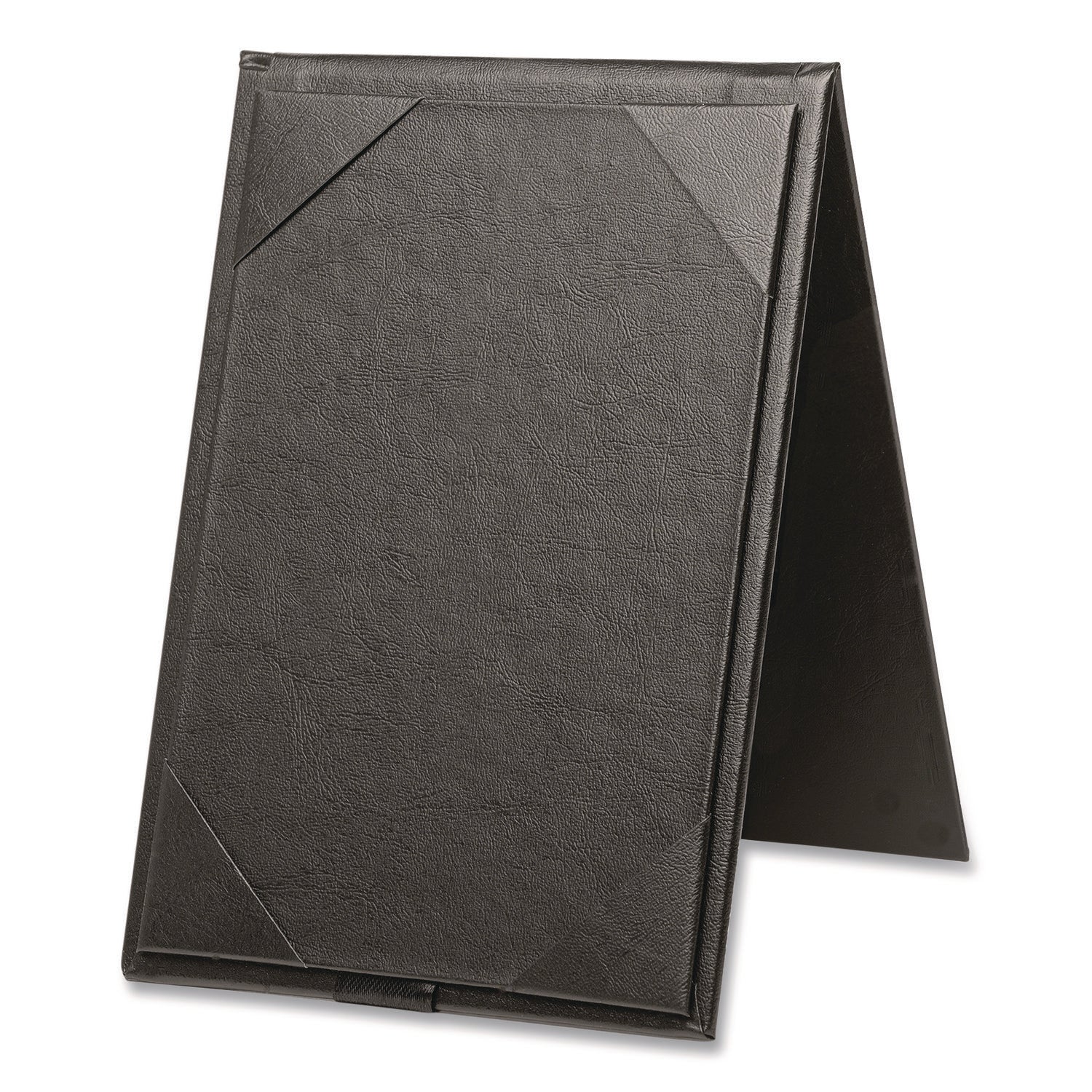 Excello Global Products® Table-Top Menu Holder, For 5 x 7 Menus, 5.6 x 7.6 Holder, Black - Bloom Skins