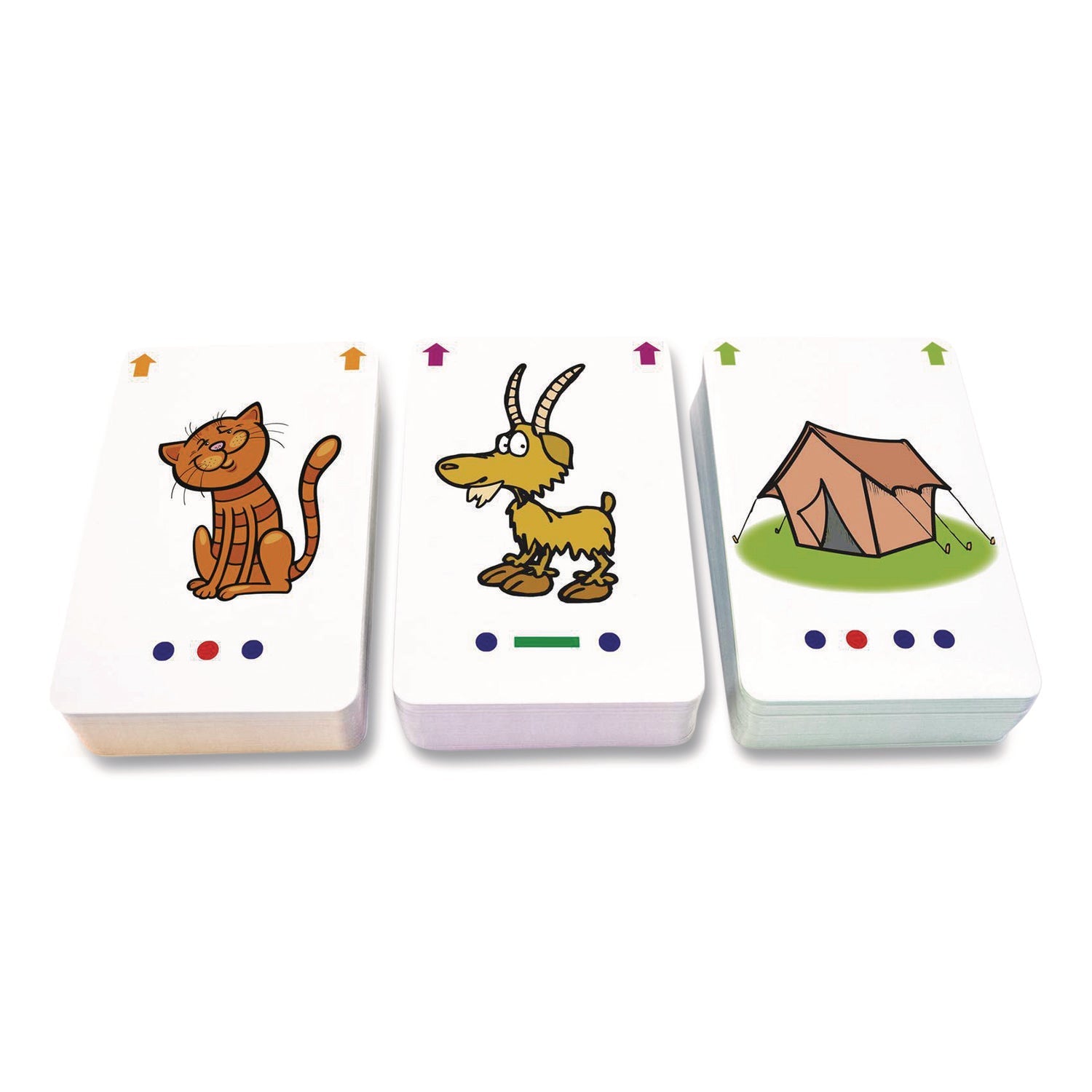 Junior Learning Inc® Decoding Flashcards, 3 Decks, Ages 5 and Up - Bloom Skins
