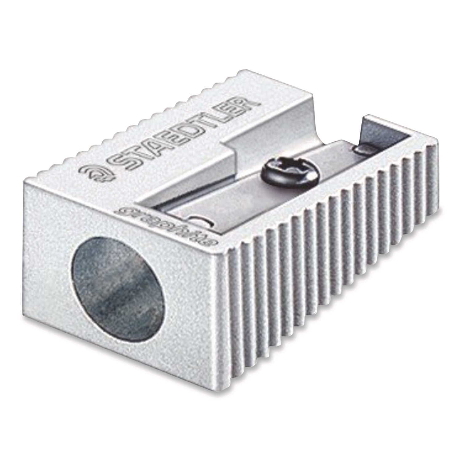 Staedtler® Handheld Manual Pencil Sharpener, 2.95 x 4.72 x 0.79, Gray/Silver, 4/Pack - Bloom Skins