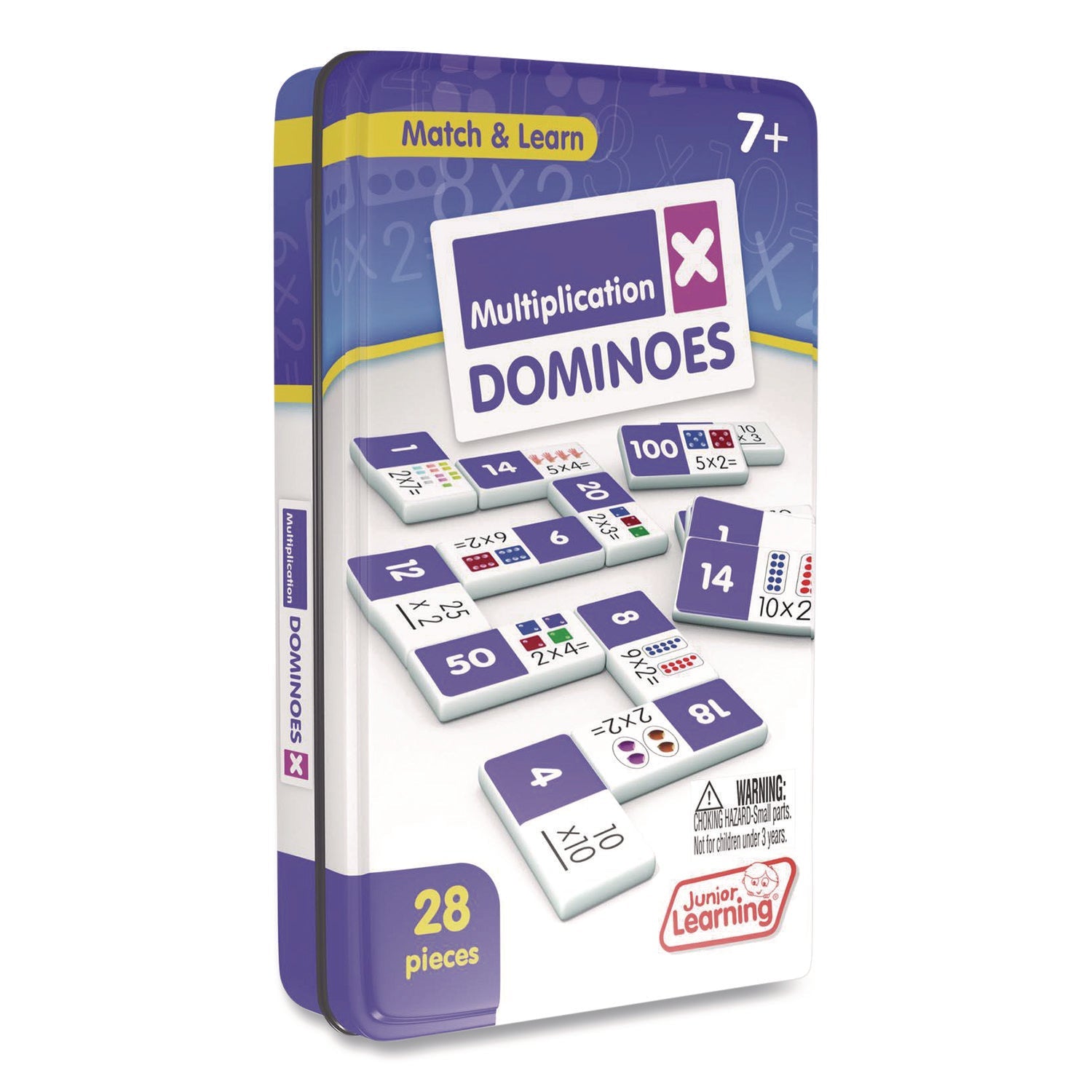 Junior Learning Inc® Multiplication Dominoes, Ages 7 to 9 - Bloom Skins