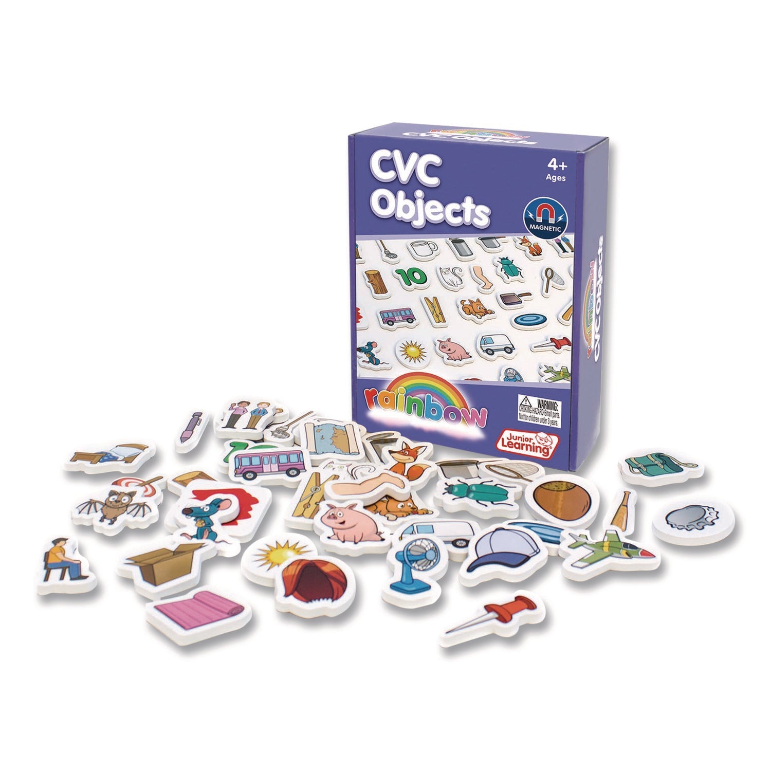 Junior Learning Inc® Rainbow CVC Objects, Ages 4 to 5 - Bloom Skins