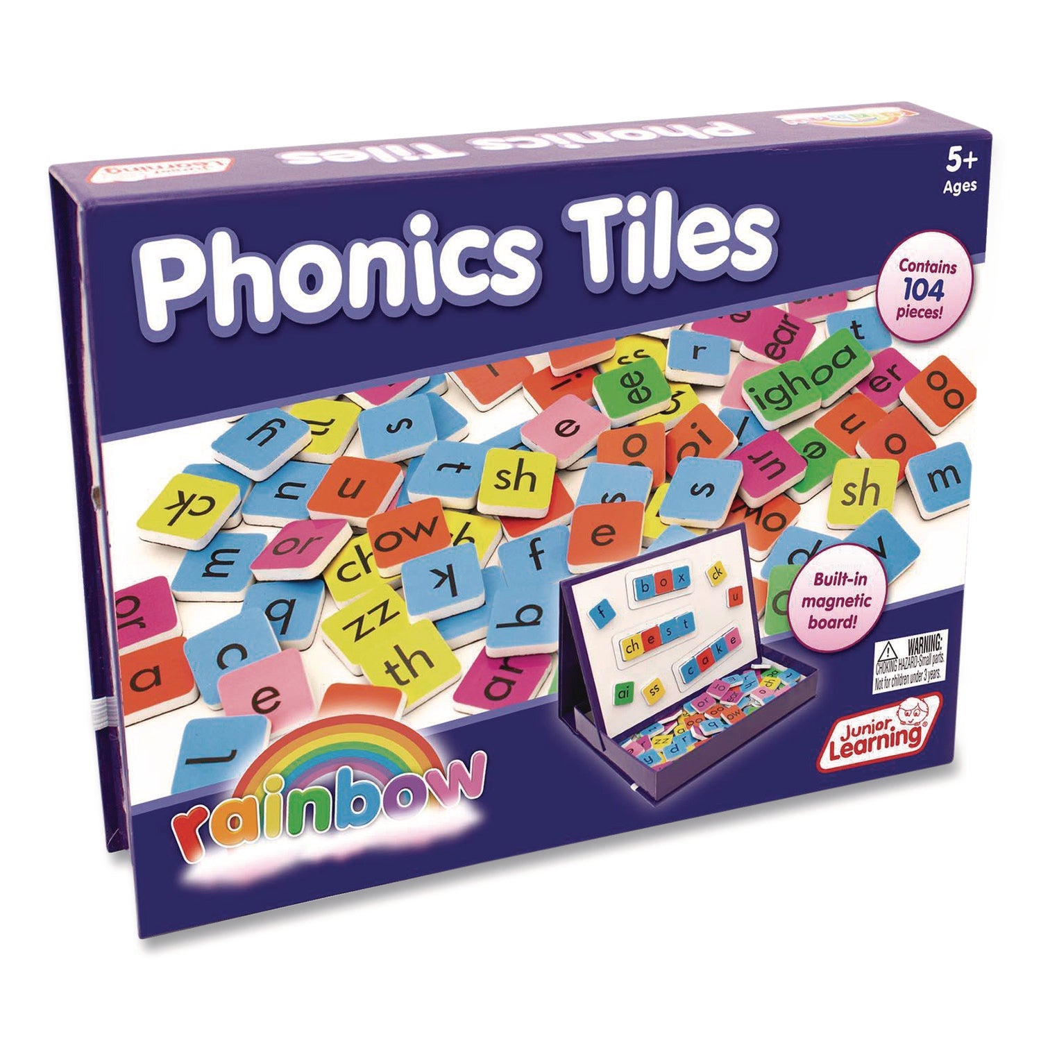 Junior Learning Inc® Rainbow Phonics Tiles, Ages 5 to 7 - Bloom Skins