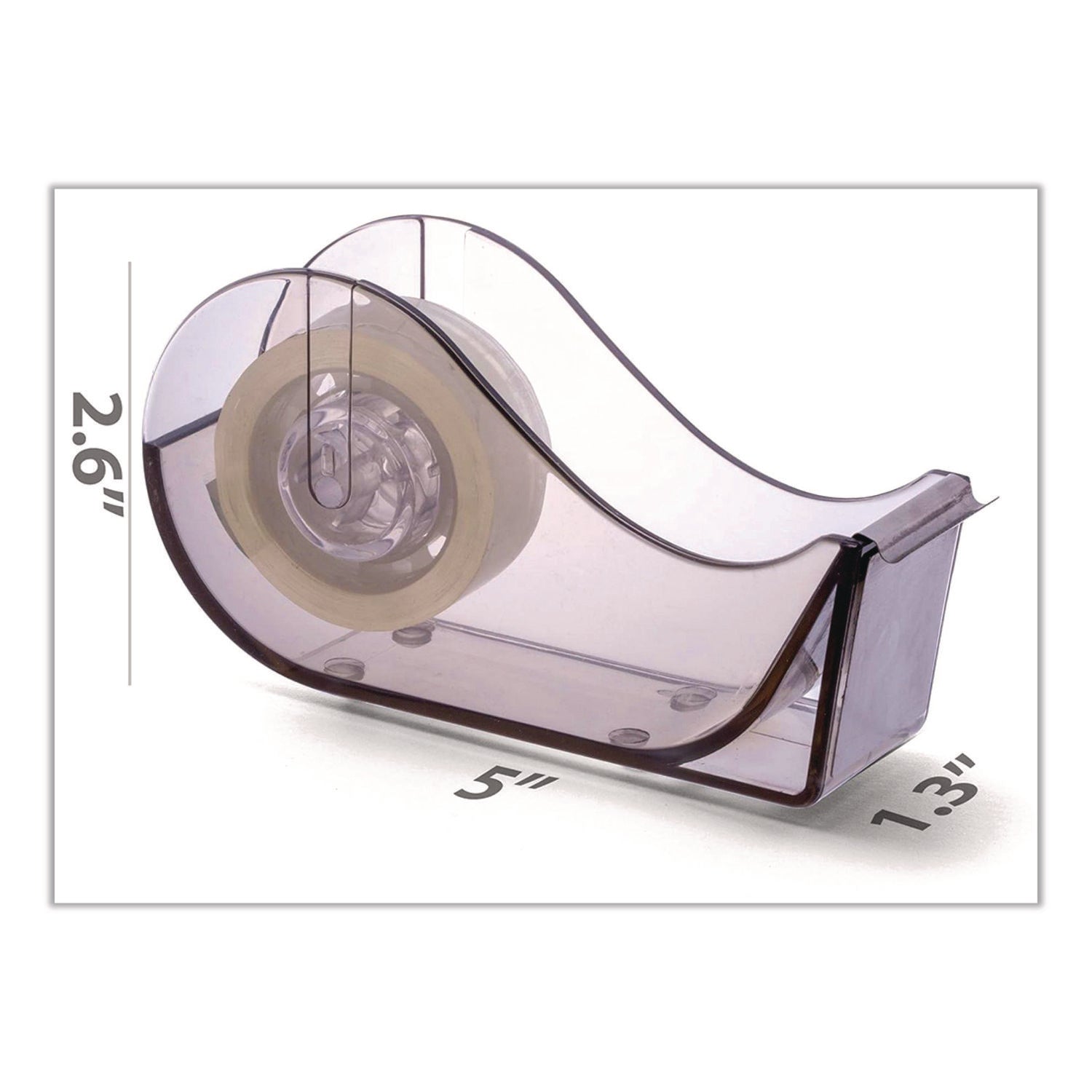 Officemate Three-Piece Desk Set, Stapler, Tape Dispenser with Tape, Pencil Cup