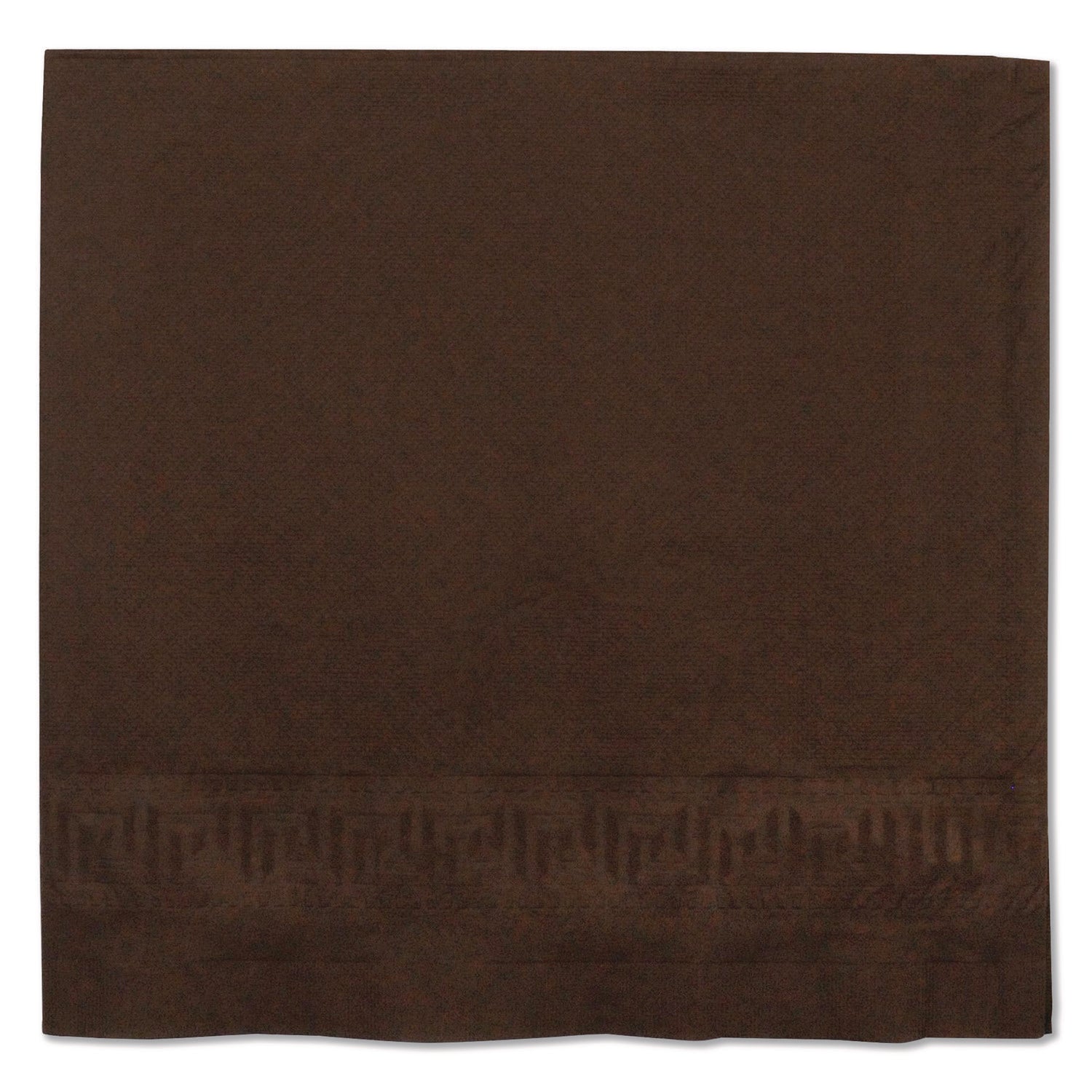 Hoffmaster® Cellutex Table Covers, 54" x 108", Chocolate Brown, 25/Carton - Bloom Skins