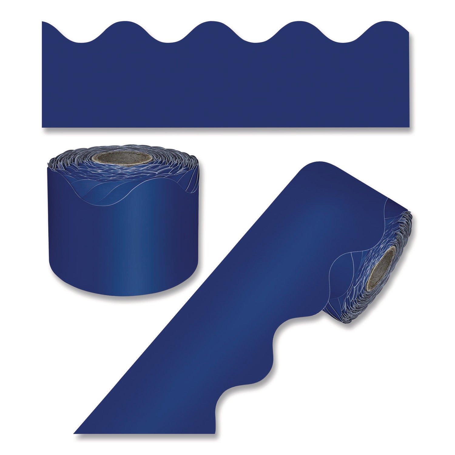 Carson-Dellosa Rolled Scalloped Border | Navy