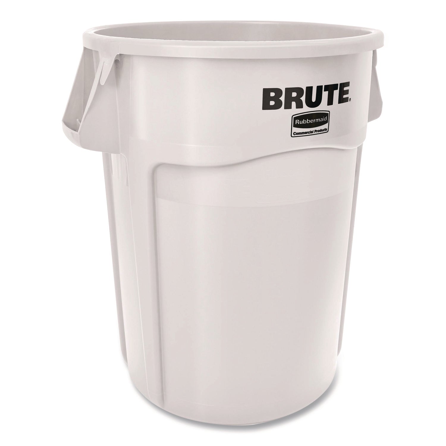 Rubbermaid® Commercial Brute Container, 44 gal, Plastic, White - Bloom Skins