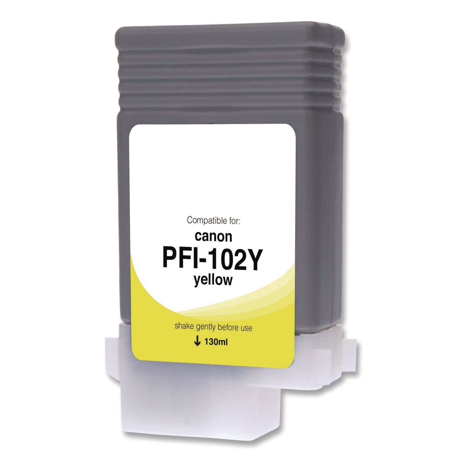 Innovera® Compatible Yellow Ink, Replacement for PFI-102 (0898B001), 130 mL - Bloom Skins