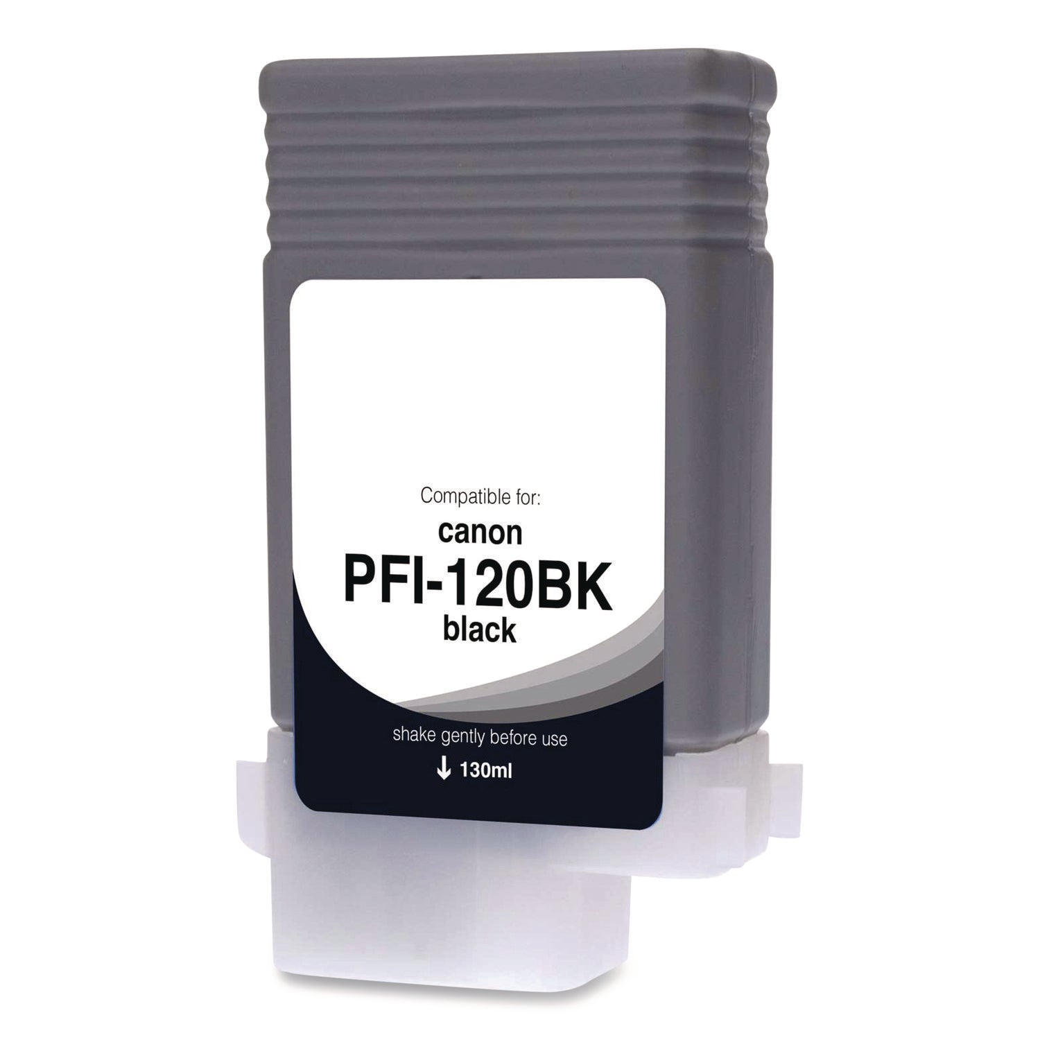Innovera® Compatible Black Ink Replacement for PFI-120 (2885C001), 130 mL - Bloom Skins