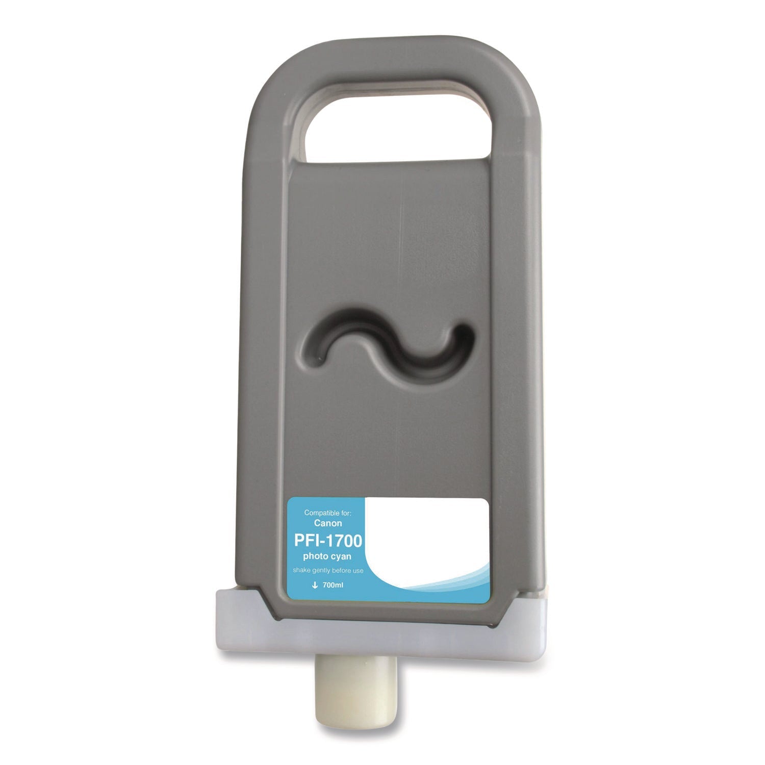 Innovera® Compatible Photo Cyan Ink, Replacement for PFI-1700 (0779C001AA), 700 mL - Bloom Skins