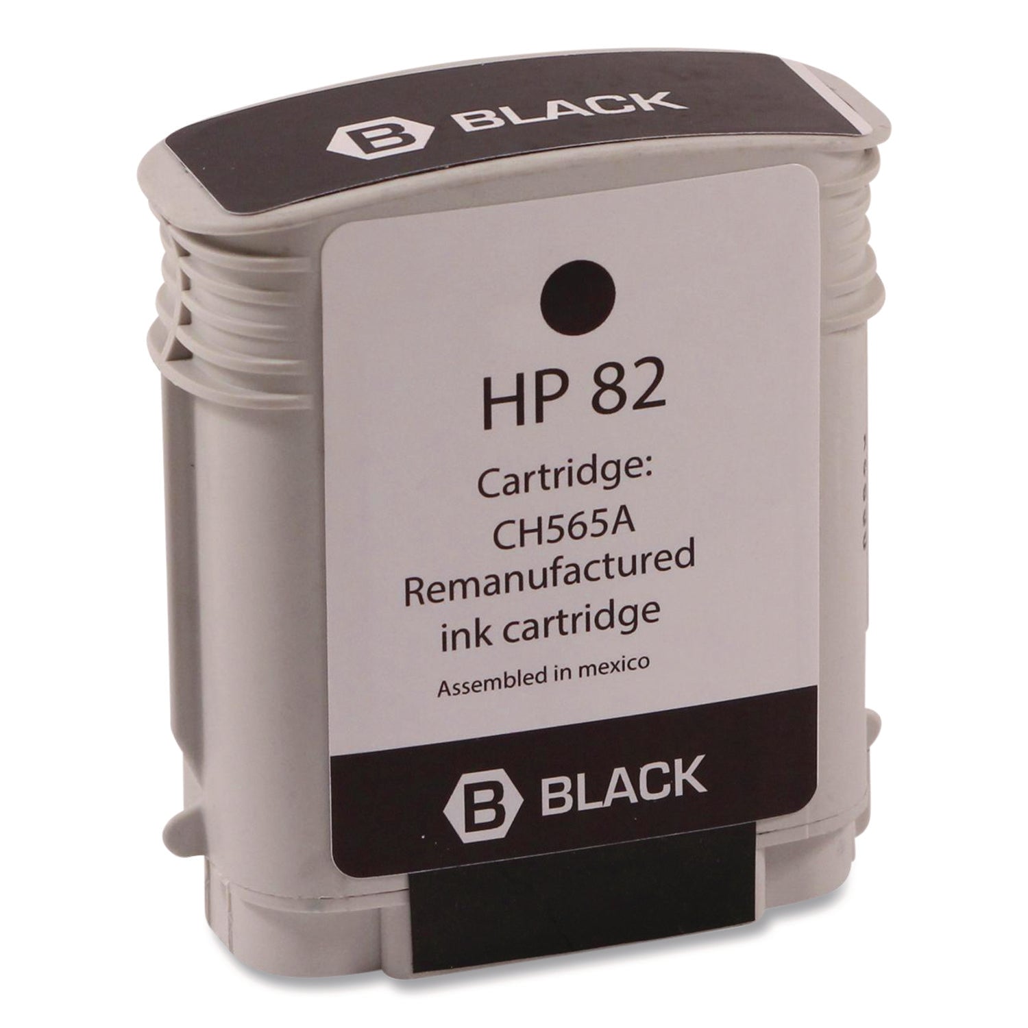 Innovera® Remanufactured Black High-Yield Ink, Replacement for 82 (CH565A), 69 mL - Bloom Skins