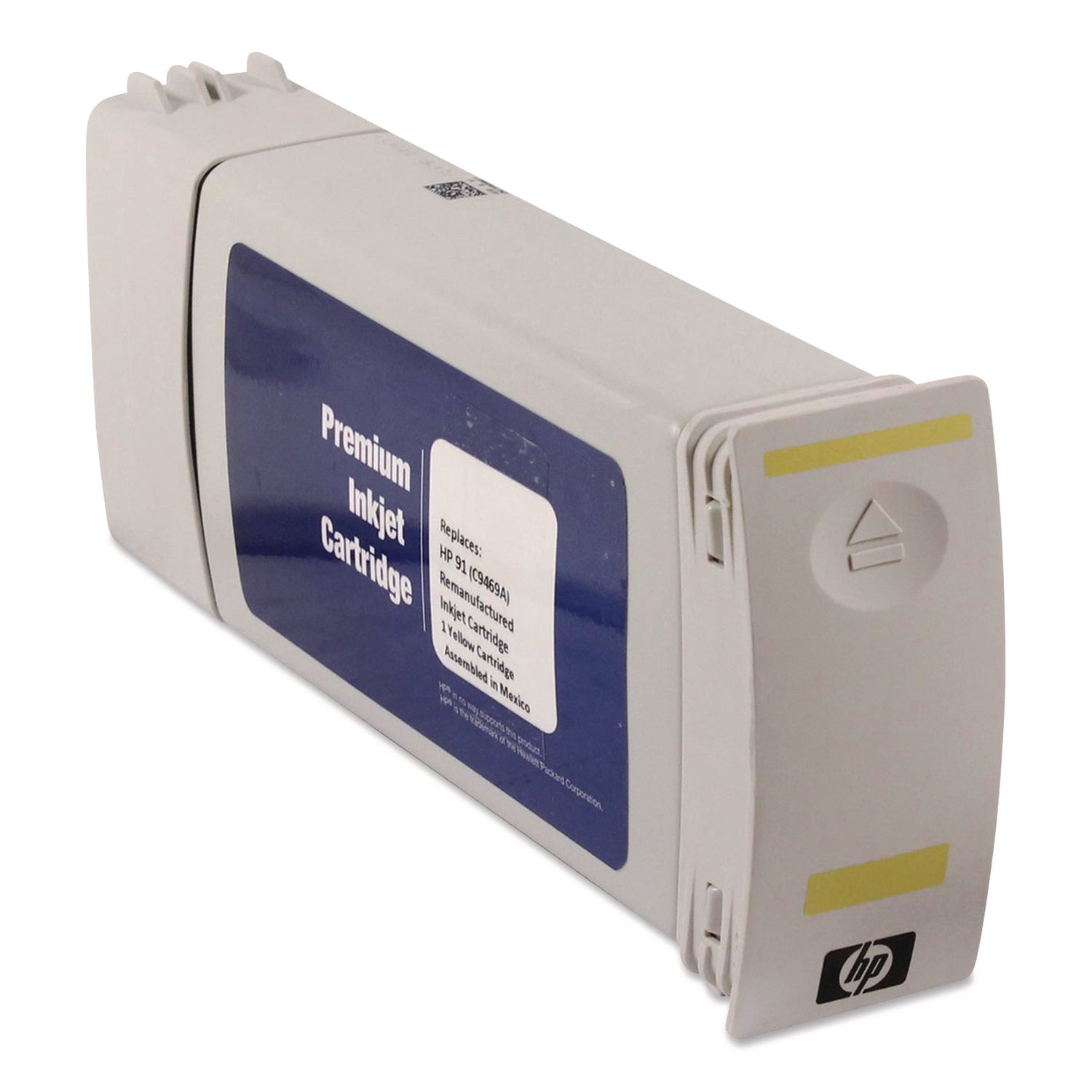 Innovera® Compatible Yellow High-Yield Ink, Replacement for 91 (C9469A), 775 mL - Bloom Skins