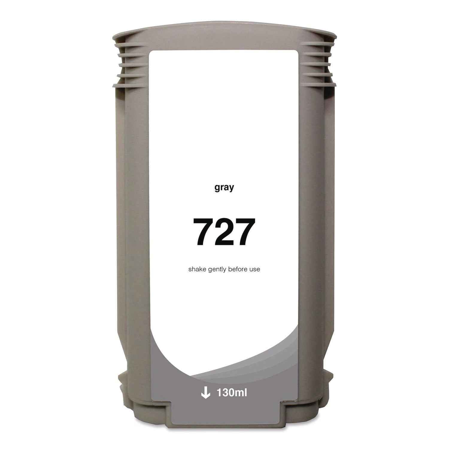 Innovera® Compatible Gray Ink, Replacement for 727 (B3P24A), 130 mL