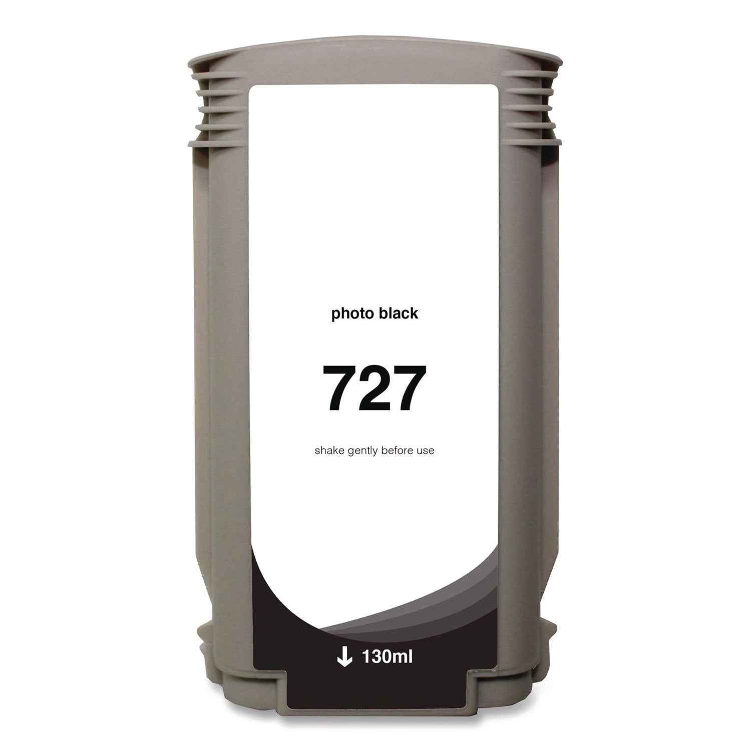 Innovera® Compatible Photo Black Ink, Replacement for 727 (B3P23A), 130 mL
