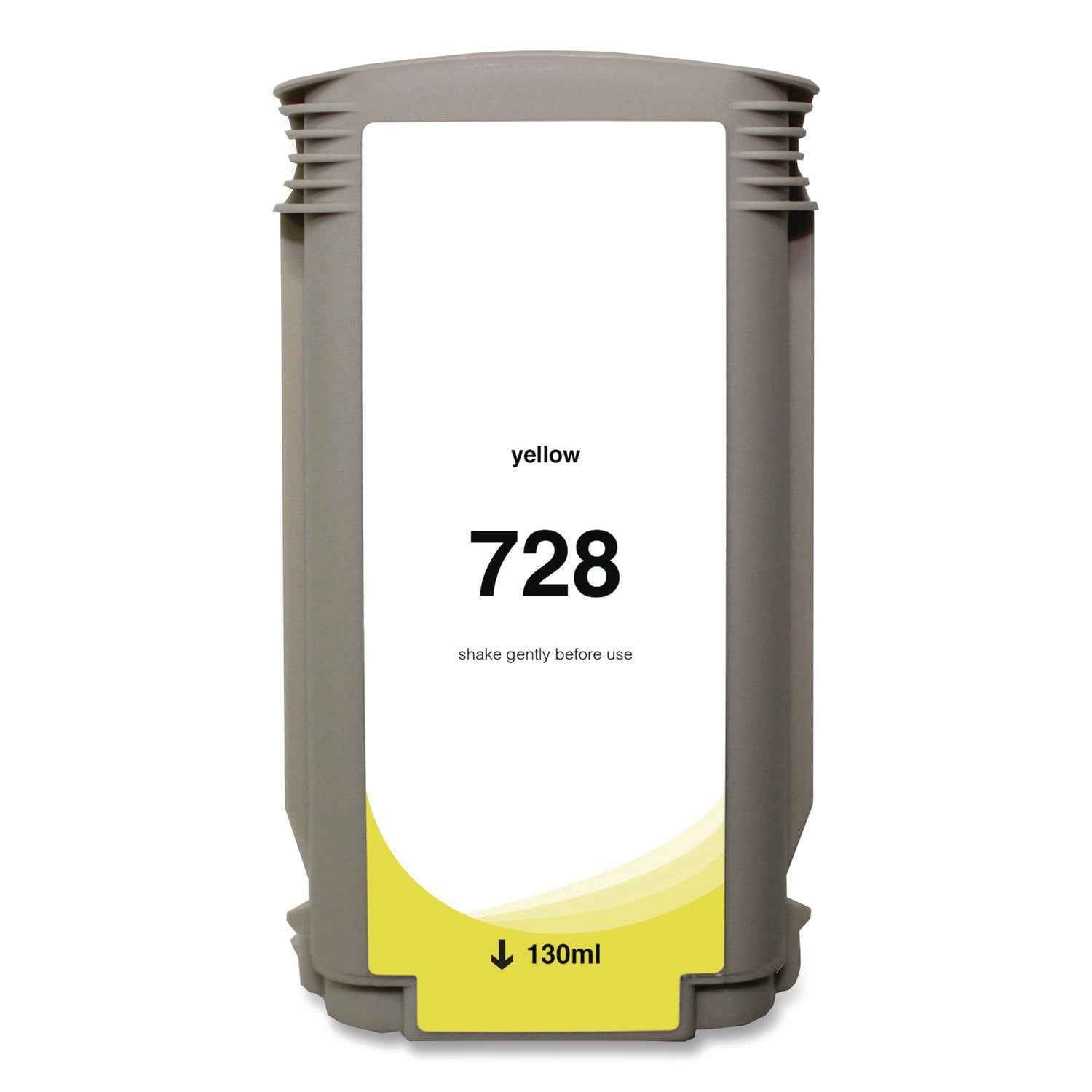 Innovera® Compatible Yellow Ink, Replacement for 728 (F9J65A), 130 mL